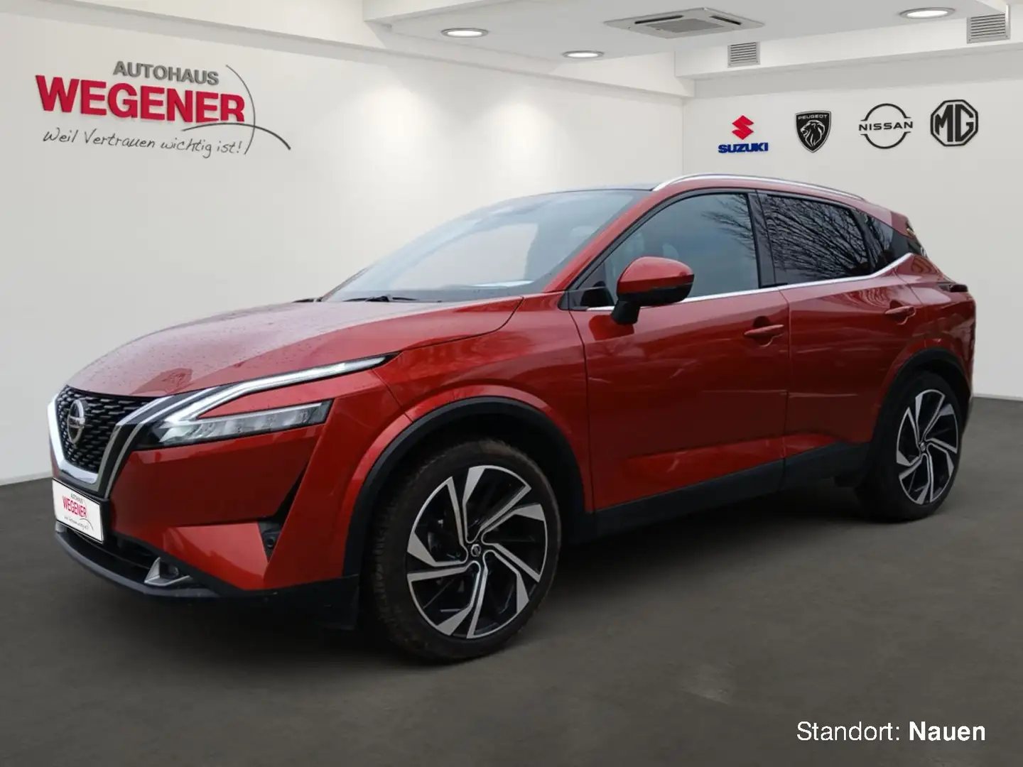 Nissan Qashqai QASHQAI TEKNA+ AT 20'' 8-fach-bereift SHZ AVM Rosso - 1