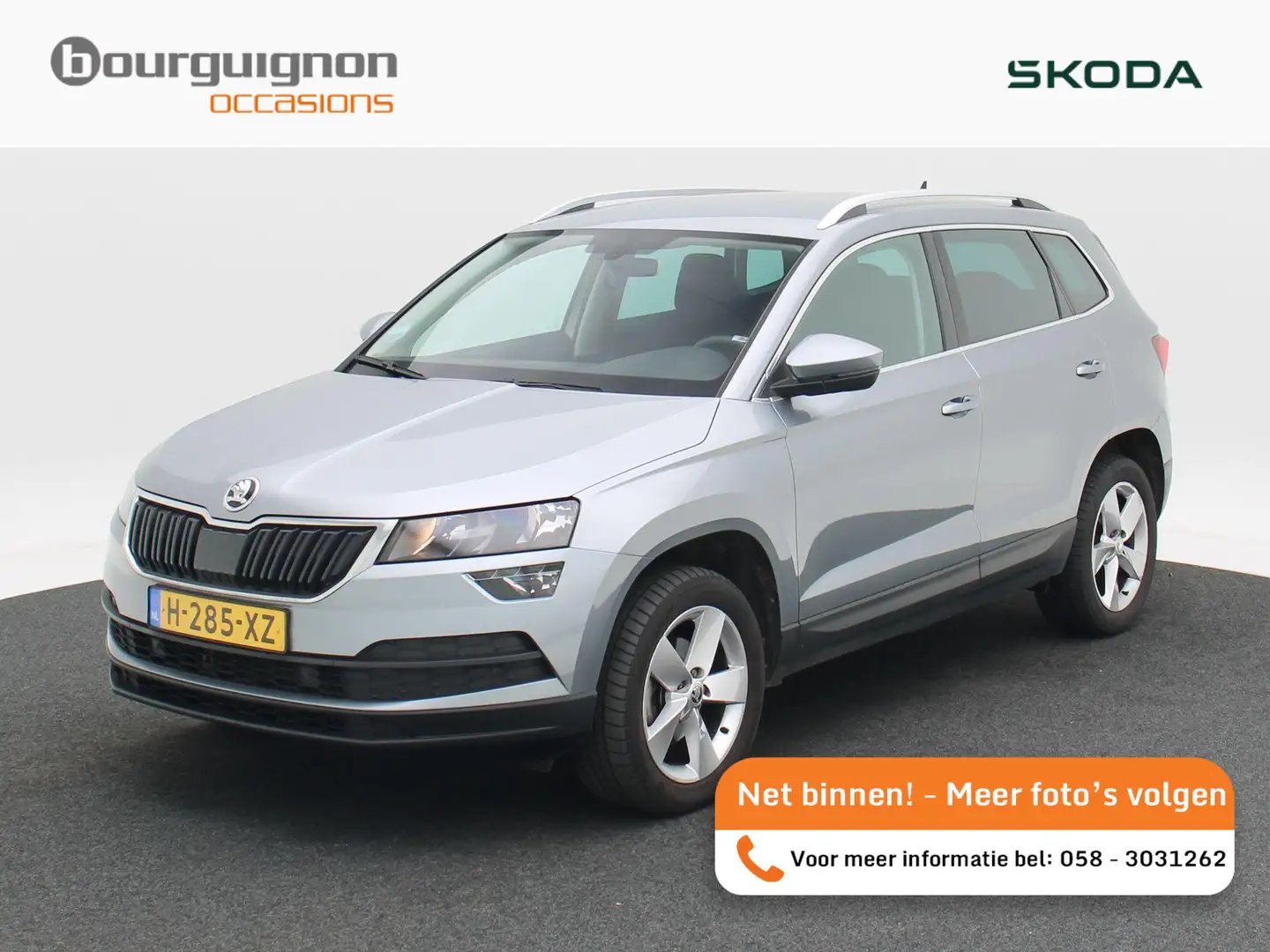 Skoda Karoq 1.5 TSi ACT Ambition 150 Pk | Wegklapbare Trekhaak Gris - 1