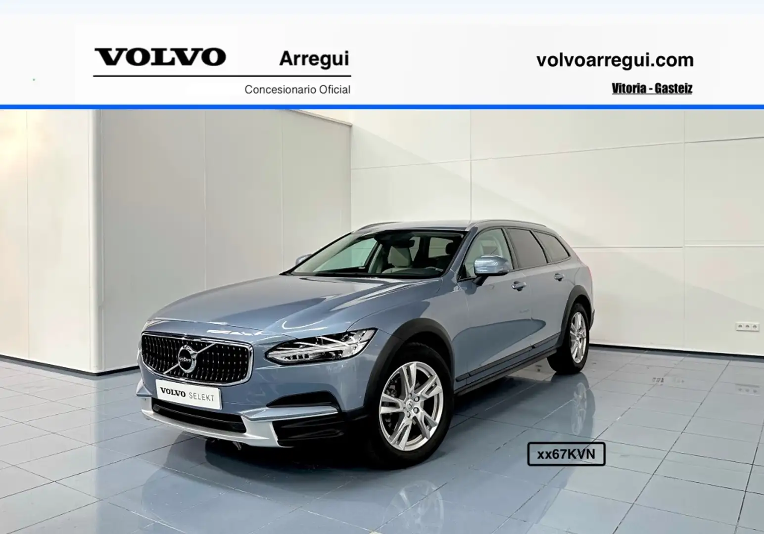 Volvo V90 Cross Country D4 AWD Aut. Blauw - 1
