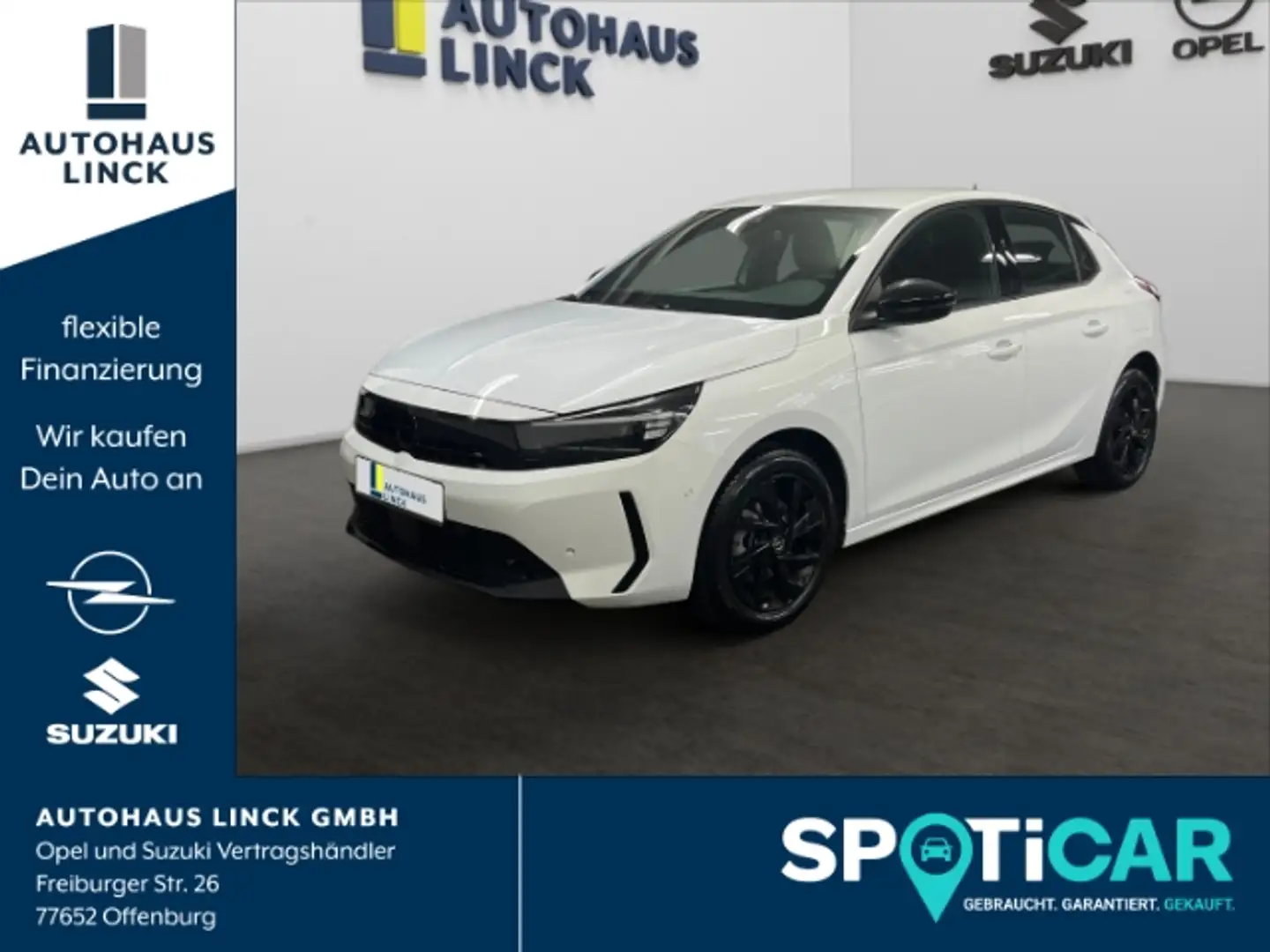 Opel Corsa F GS 1.2 Turbo EU6e Sitzheizung+LED Licht Blanc - 1