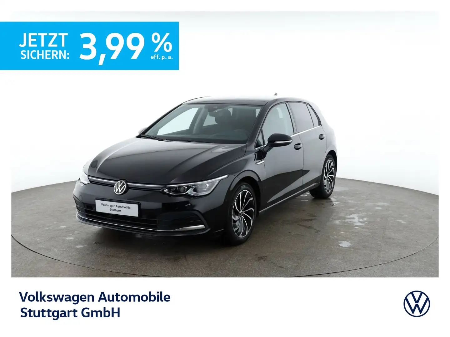 Volkswagen Golf 8 1.5 TSI Style DSG Navi Kamera Schiebedach Schwarz - 1