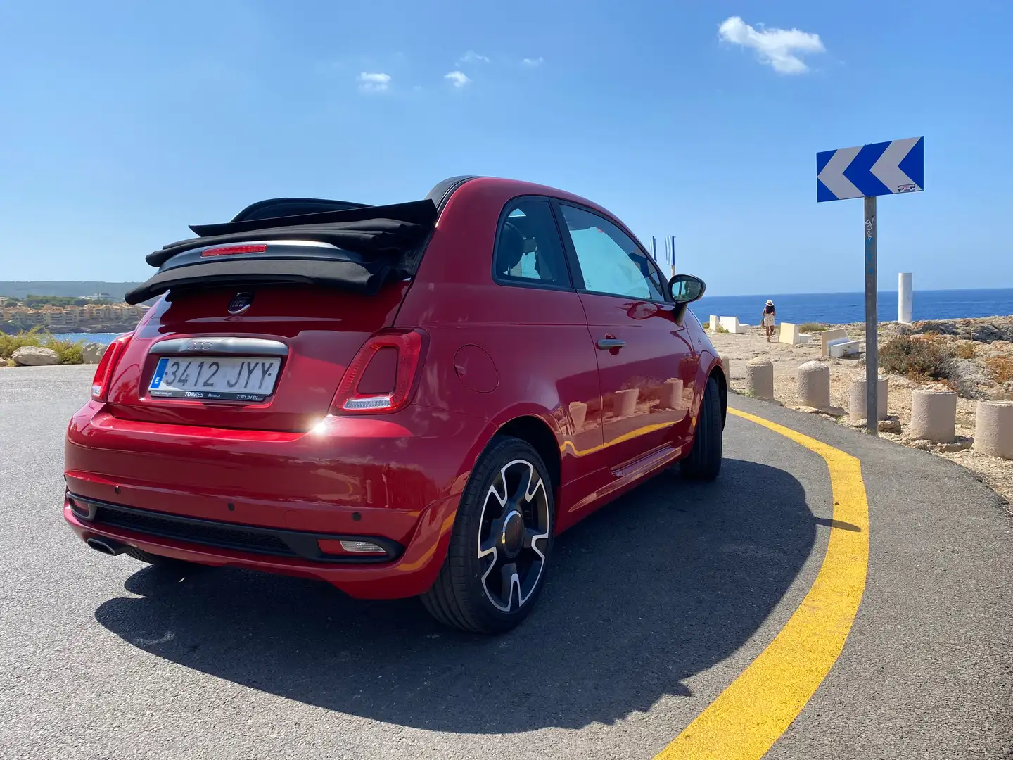 Fiat 500C 500 C 1.2 8V Dualogic S Rouge - 2