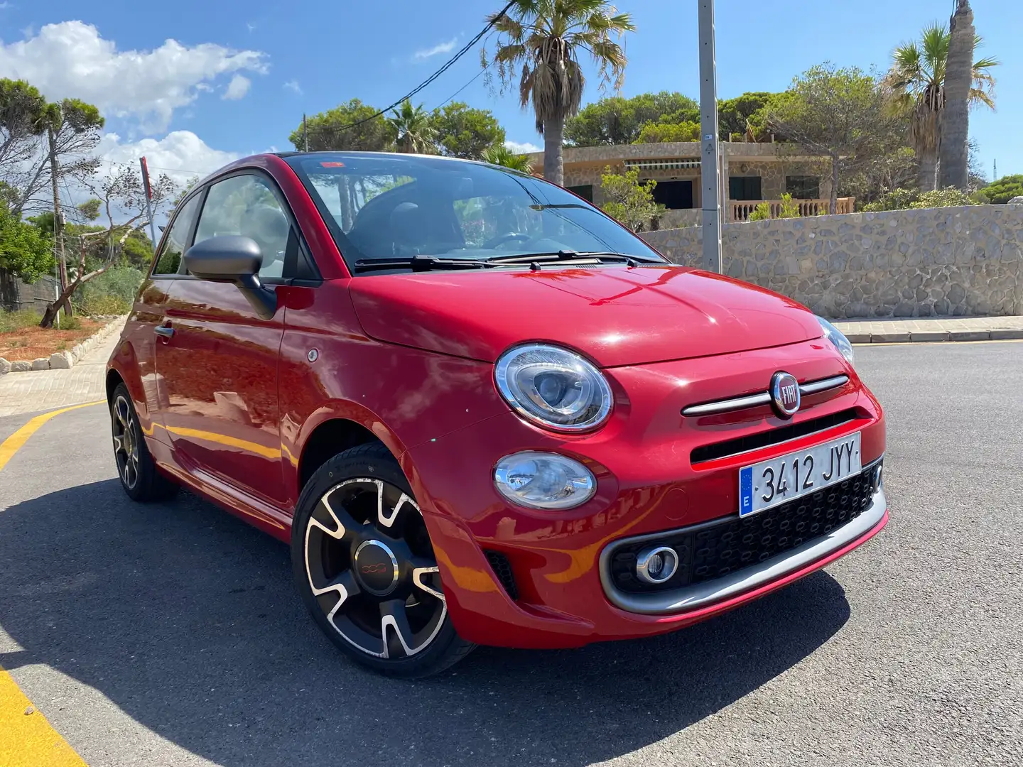 Fiat 500C 500 C 1.2 8V Dualogic S Rouge - 1