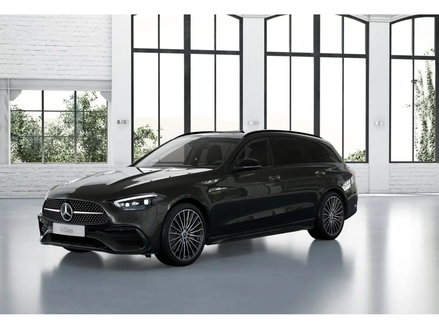 Mercedes-Benz C 300 de T-Modell mit EQ Hybrid Technologie +AMG Grau - 2