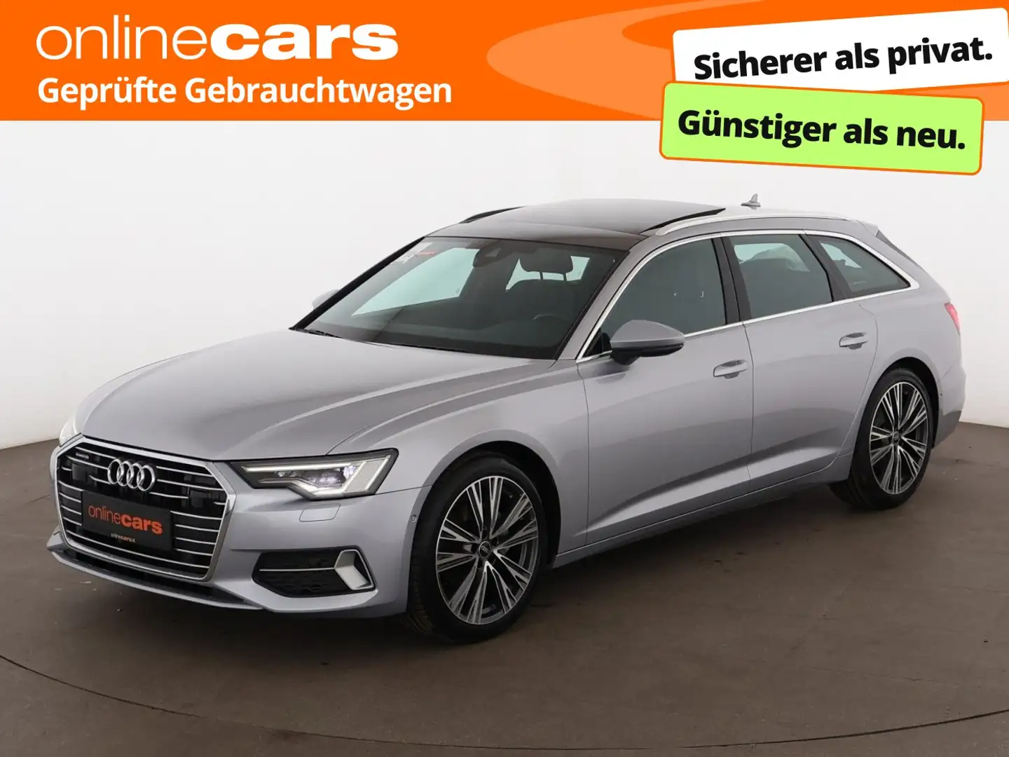 Audi A6 Avant 40 TDI quattro sport Aut MATRIX SKY AHK Silber - 1