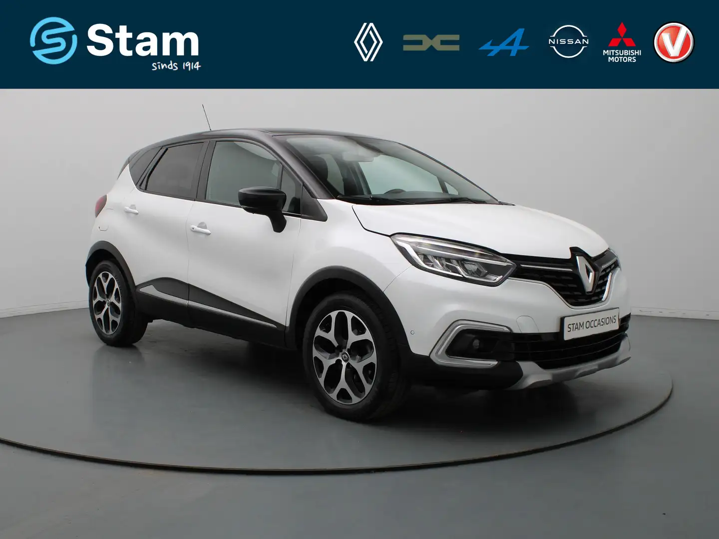 Renault Captur 150pk TCe Intens Camera | Cruise | Navi | Parkeers Blanc - 1