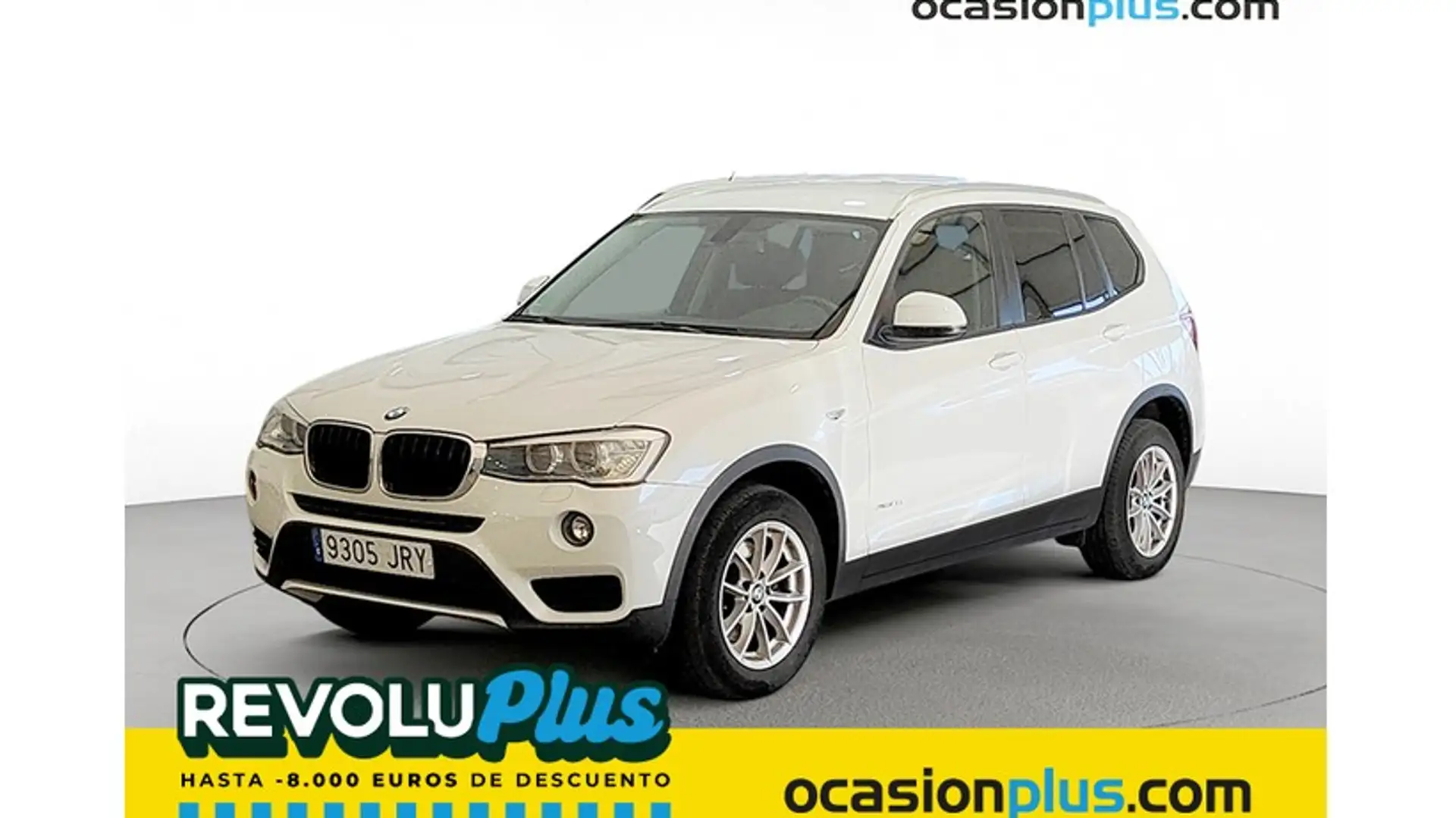 BMW X3 sDrive 18d Blanc - 1