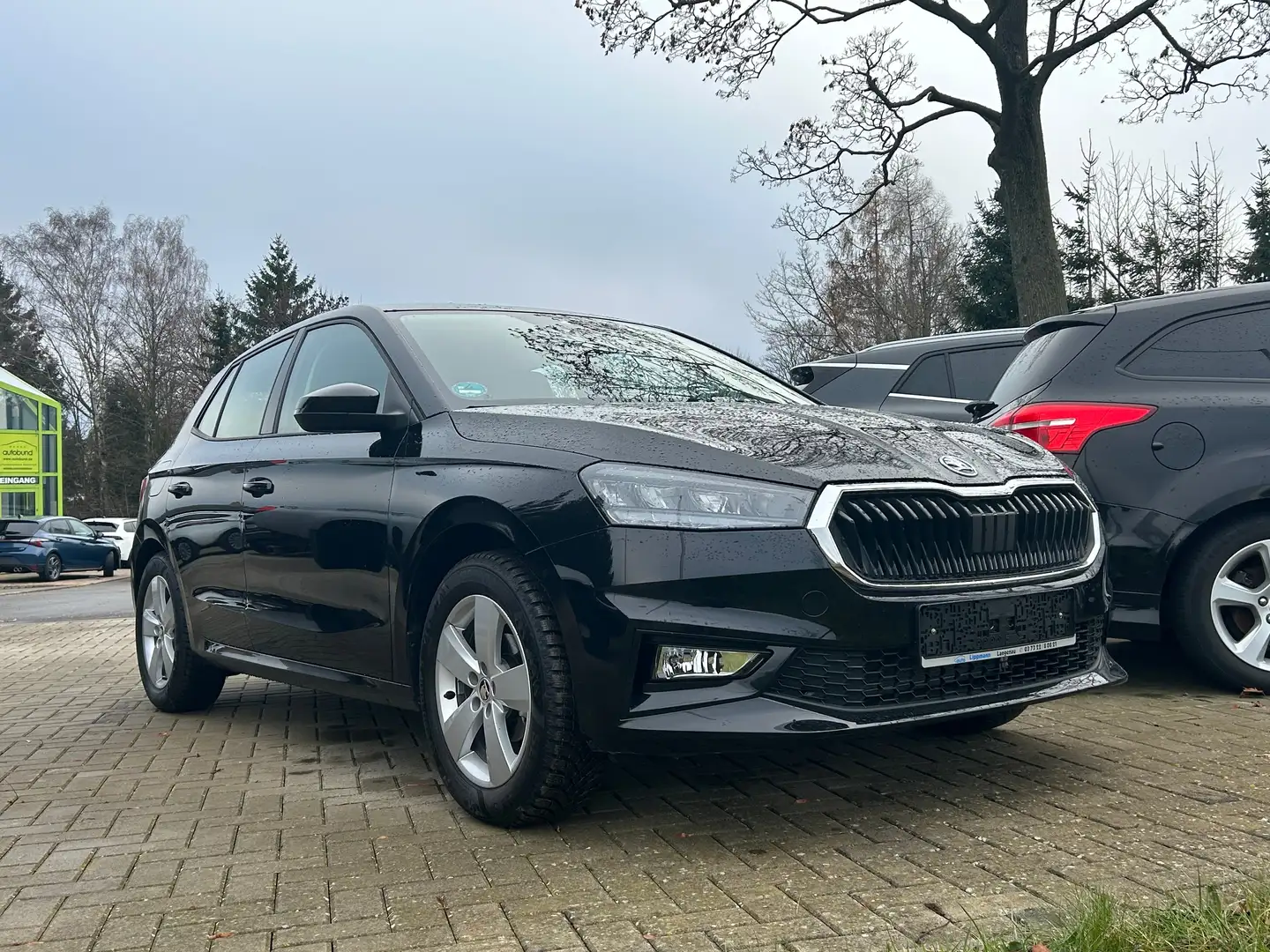 Skoda Fabia Selection LED PDC SHZ ALU DAB GRA 5 Jahre Garantie Schwarz - 1