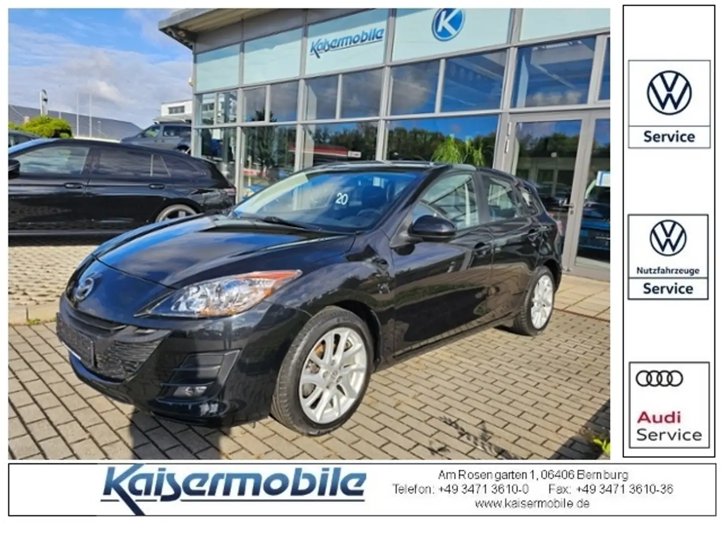 Mazda 3 1.6 Active Plus KLIMA ALU Negro - 1