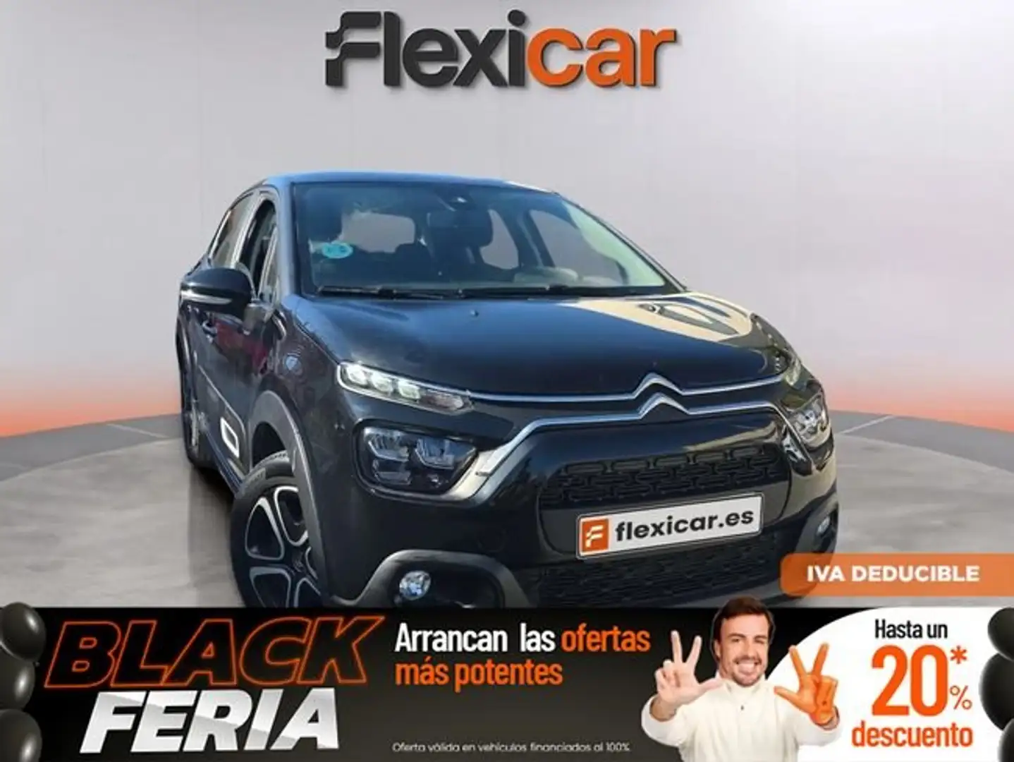 Citroen C3 BlueHDi 75KW (100CV) Plus Negro - 1