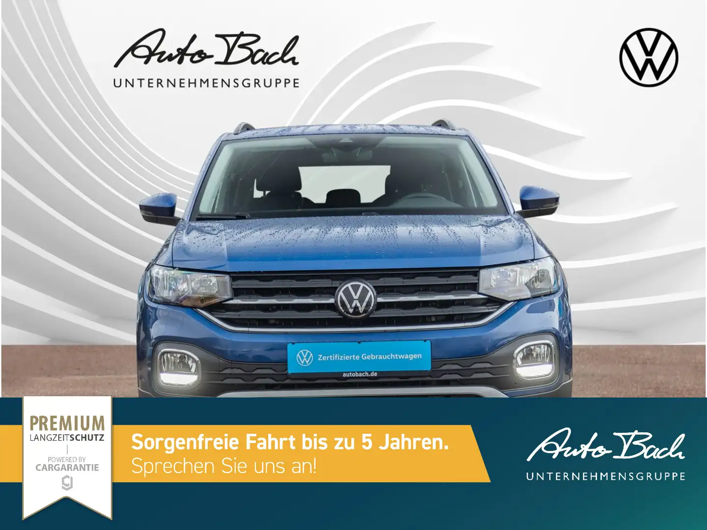 Volkswagen T-Cross 1.0 TSI "ACTIVE" Navi ACC Digital Cockpi Blauw - 2
