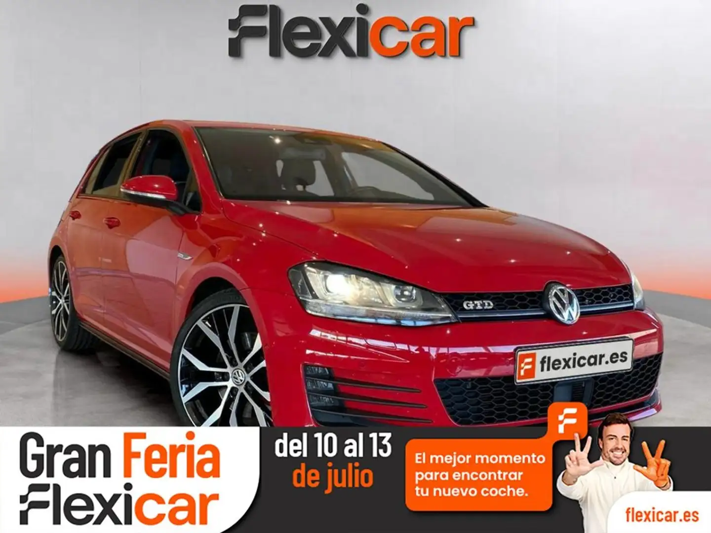 Volkswagen Golf GTD 2.0 TDI 184CV DSG BMT Rot - 1