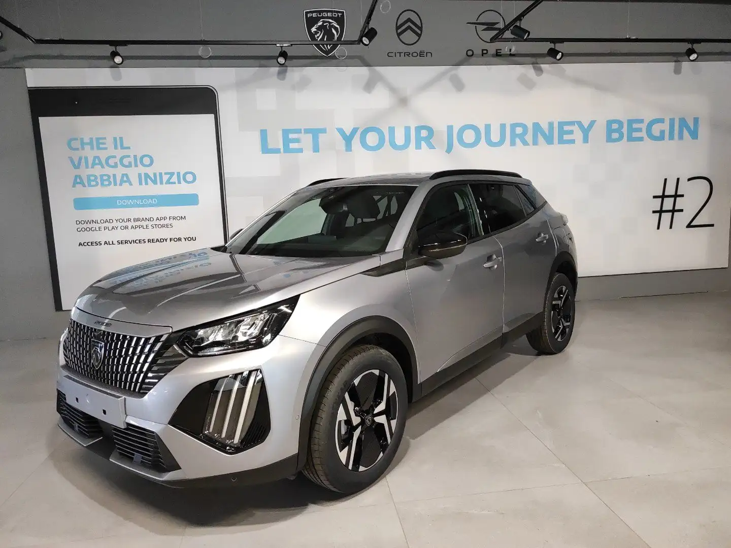 Peugeot 2008 PureTech 100 S&S Allure Grigio - 1