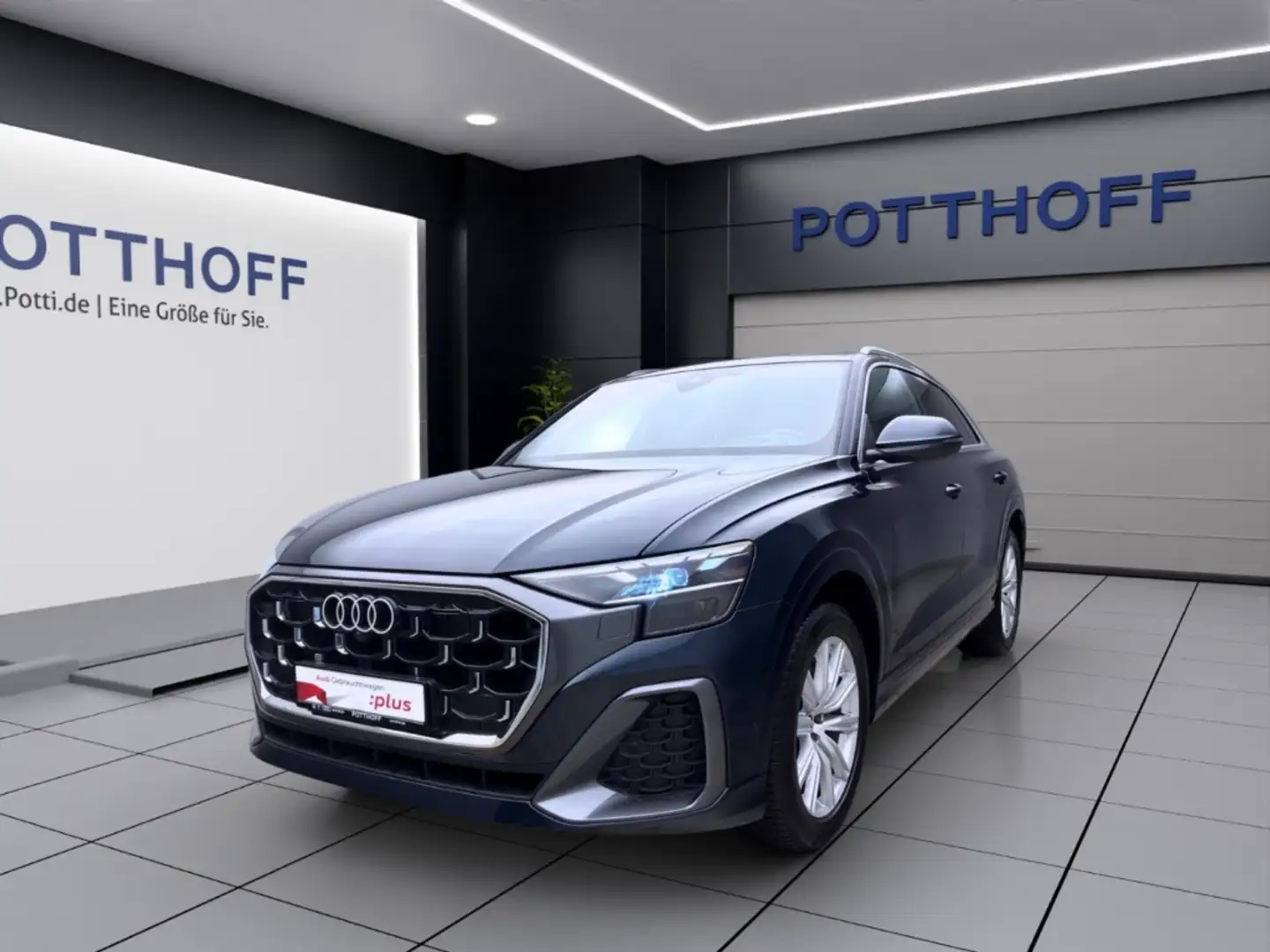 Audi Q8 50 TDI Q S LINE PANO AHK MATRIX NAVI+ PDC Albastru - 1