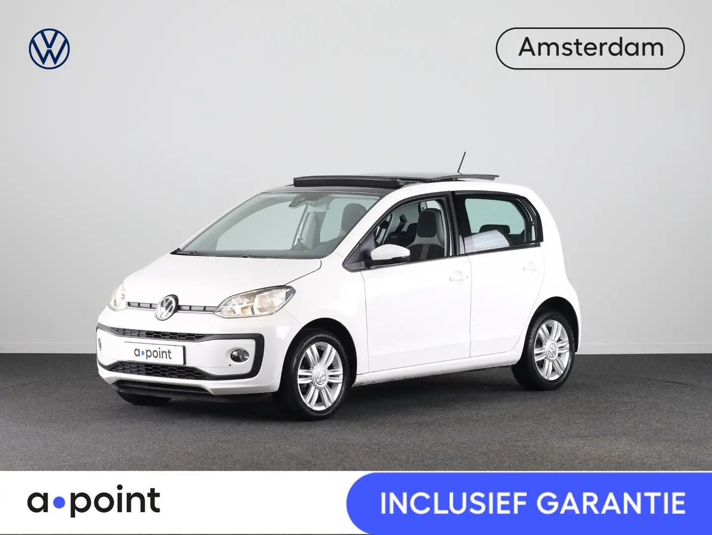 Volkswagen up! 1.0 BMT high up! | Schuif/Kantel dak | Parkeer Sen Weiß - 1