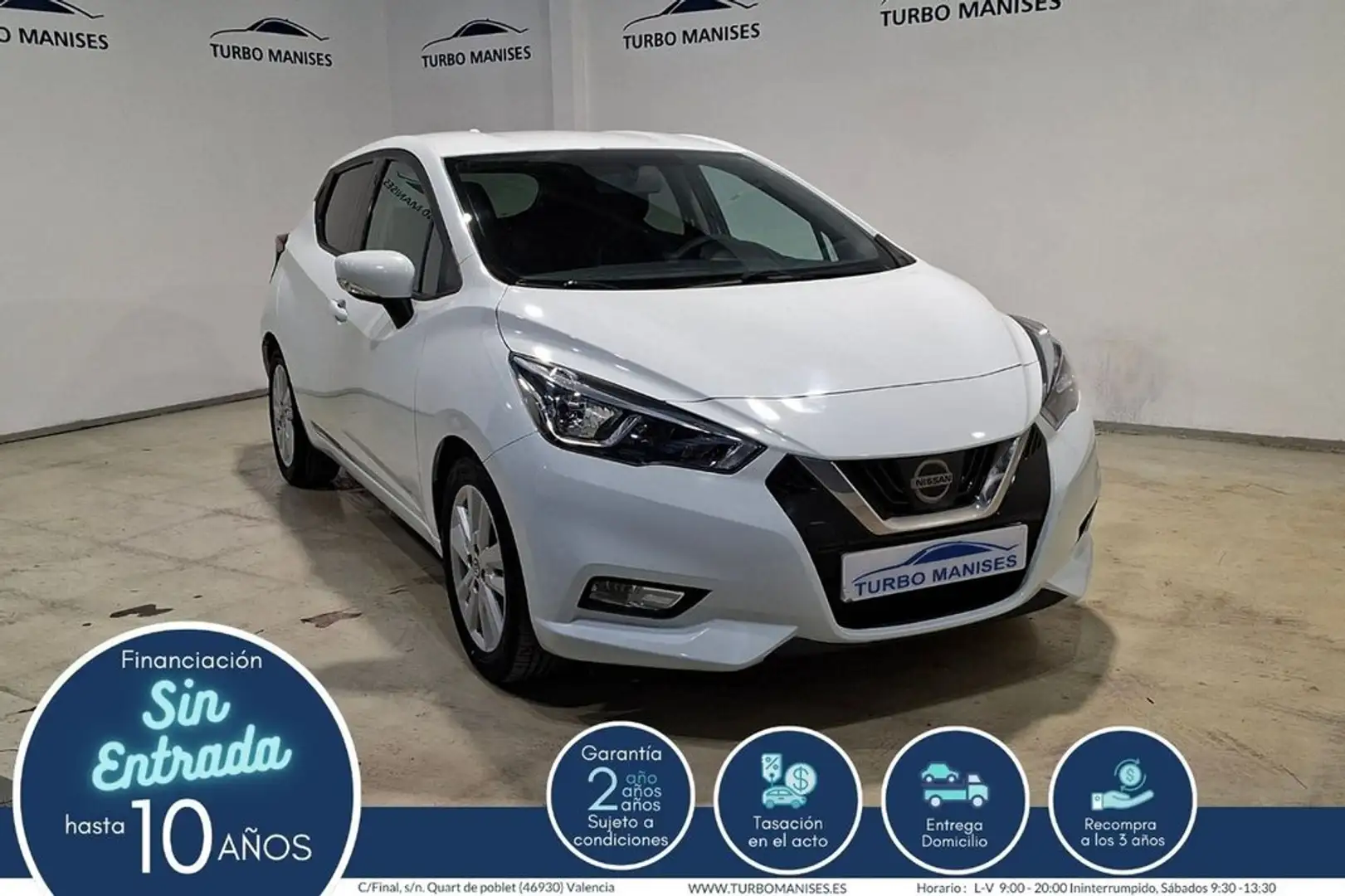Nissan Micra IG-T Acenta 92 Blanco - 1