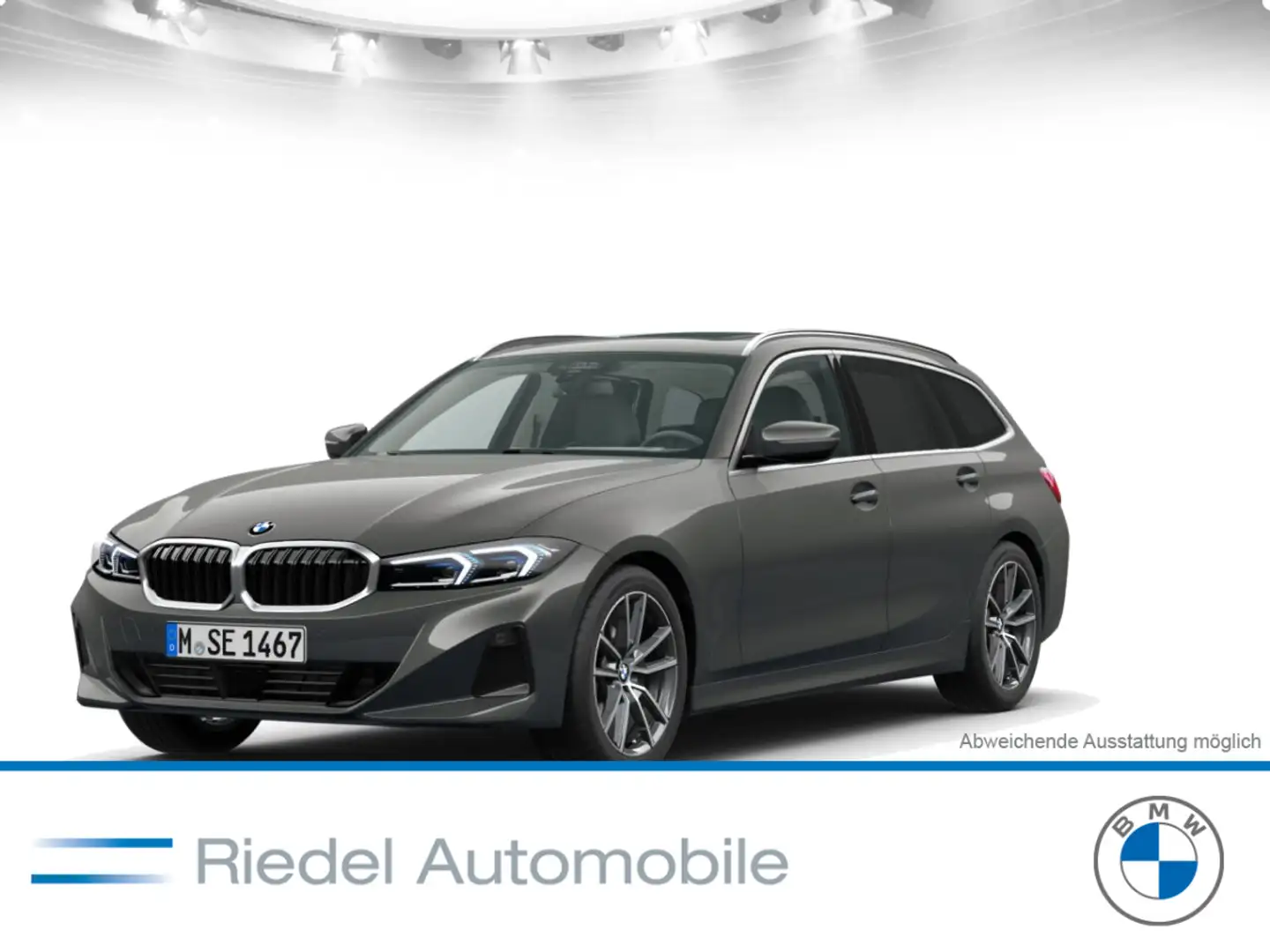 BMW 330 d Touring Pano Leder Head-Up Standhzg adapLED Grau - 1