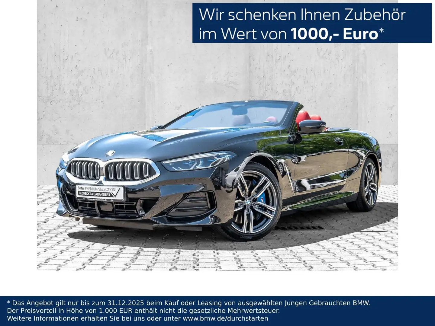 BMW 840 d xDrive Cabrio M Sport Integral DA Prof. PA+ Lase Schwarz - 1