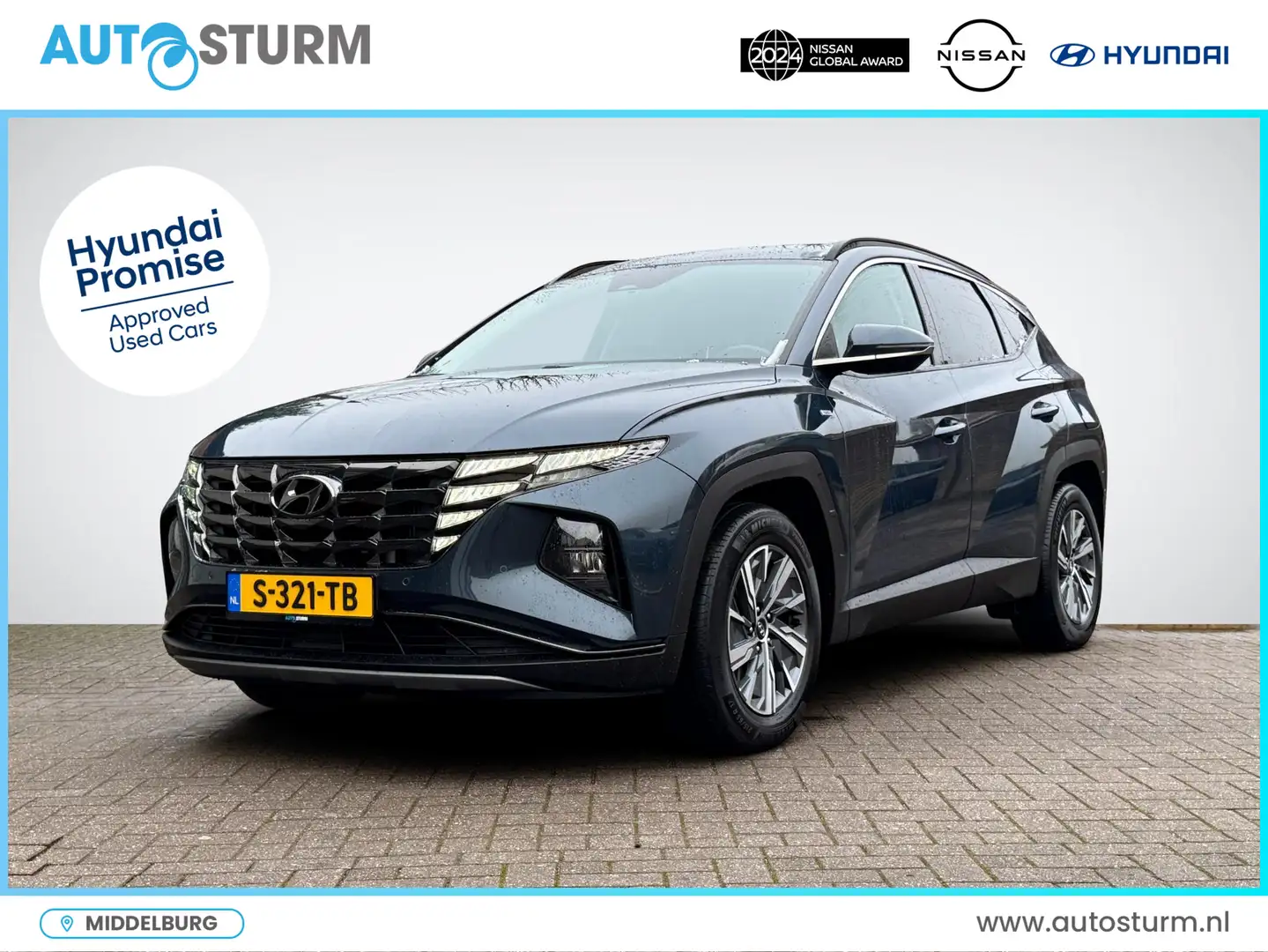 Hyundai TUCSON 1.6 T-GDI MHEV Comfort Smart | Navigatie | Camera Bleu - 1