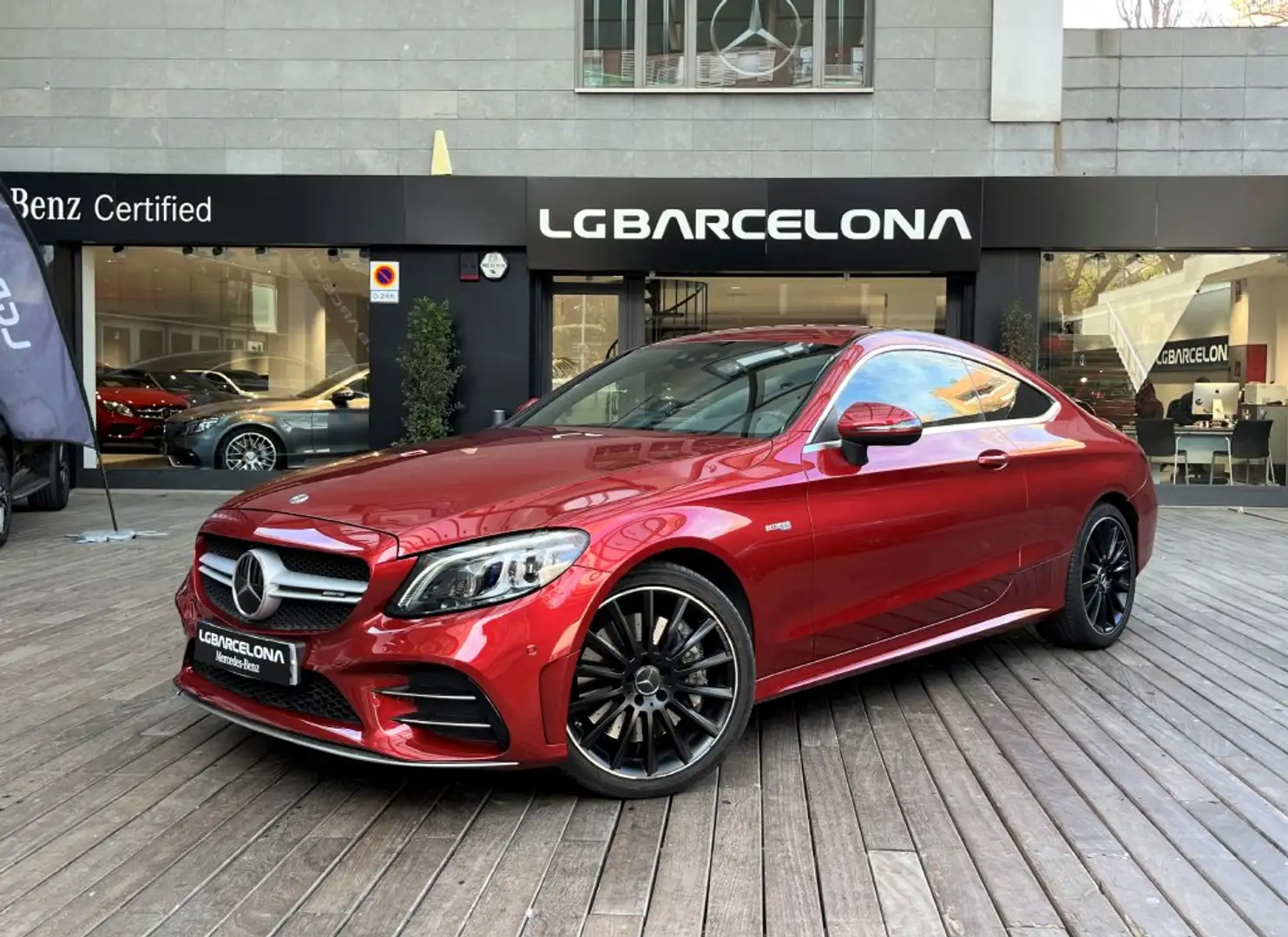 Mercedes-Benz C 43 AMG Coupé 4Matic Aut. Rosso - 2