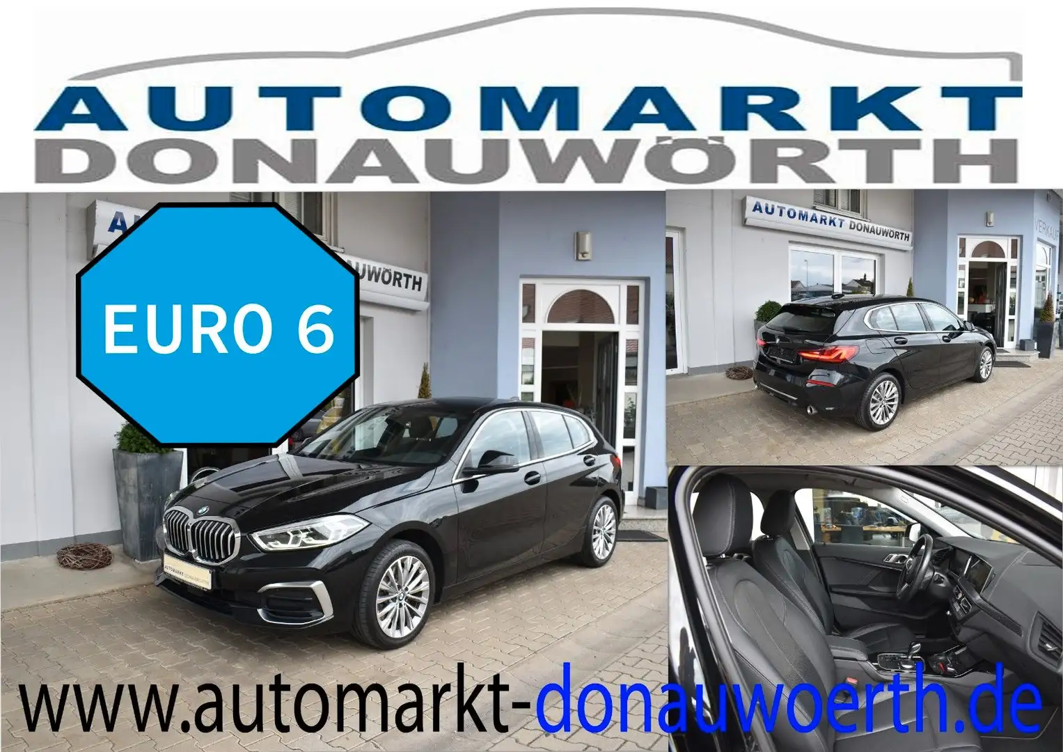 BMW 120 d Aut. Luxury Line PanoDach Keyless Kamera Чёрный - 1