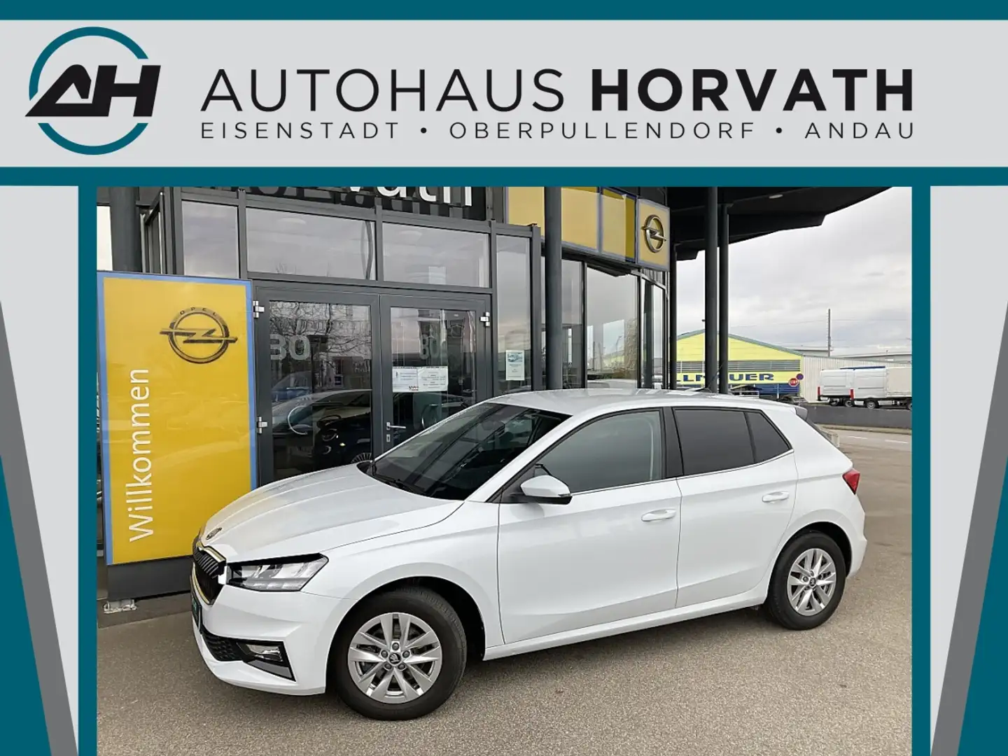 Skoda Fabia DESIGN 1,0 TSI DSG!LED,SMARTLINK,PDC! Weiß - 1