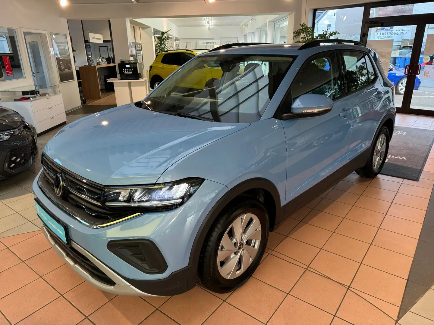 Volkswagen T-Cross 1.0 TSI Life neues Modell DSG+ACC+DAB+LED Bleu - 2