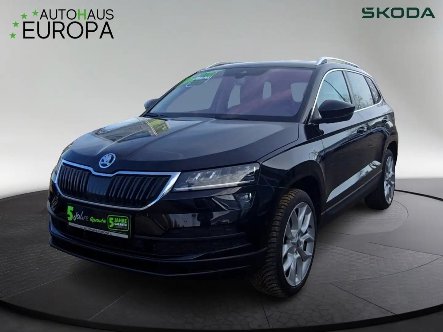 Skoda Karoq 2.0 TDI DSG 4x4 Style AHK ACC Leder Kam360 Navi Vi Noir - 1