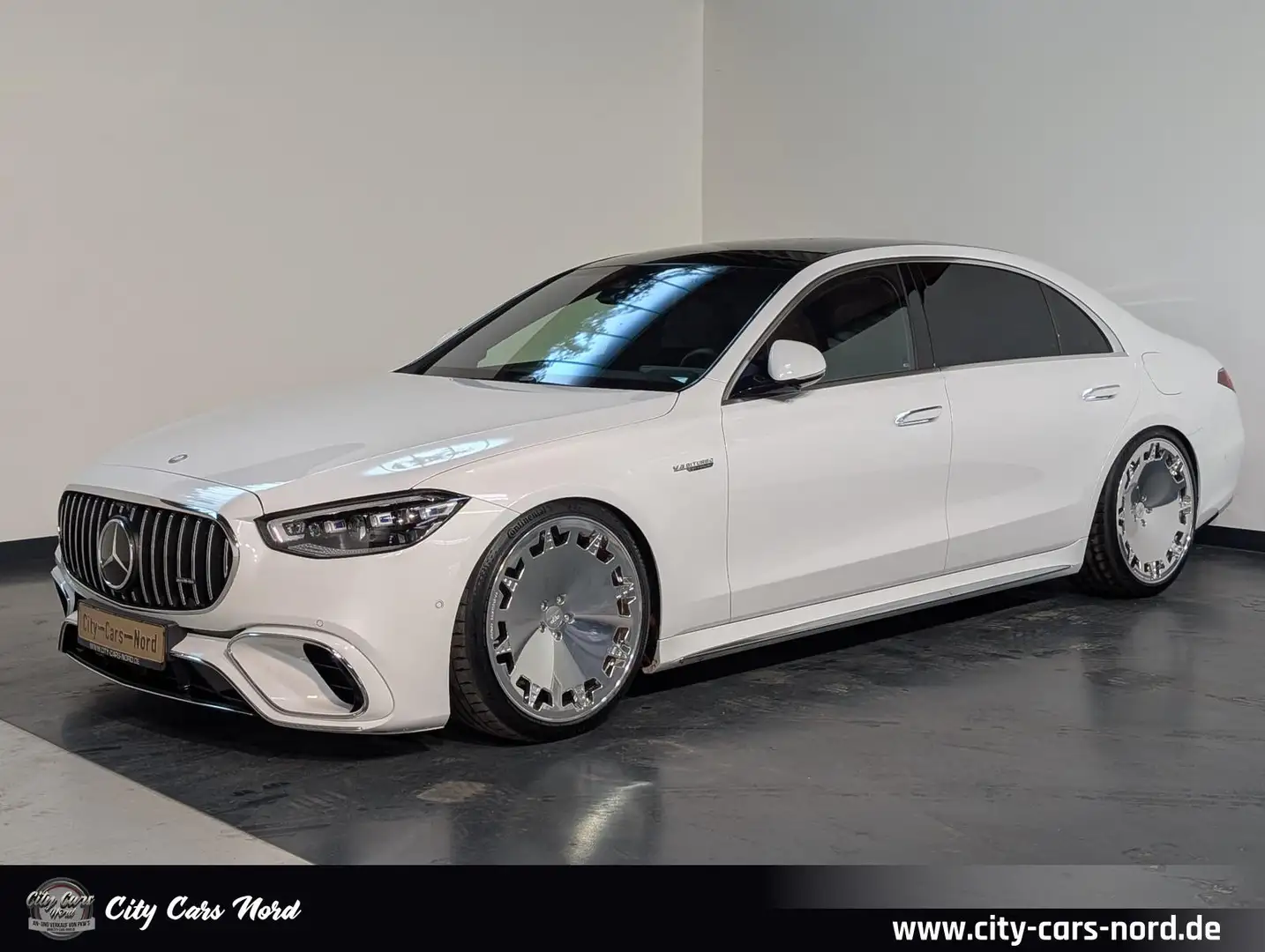 Mercedes-Benz S 63 AMG e 4Matic+ L KERAMIK+EXCLUSIVE+FOND.ENT Blanc - 1