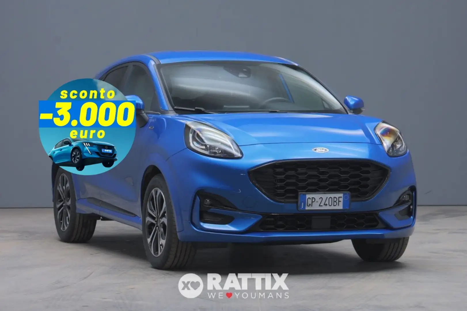 Ford Puma 1.0 Ecoboost Hybrid 125CV ST-Line Blu/Azzurro - 1
