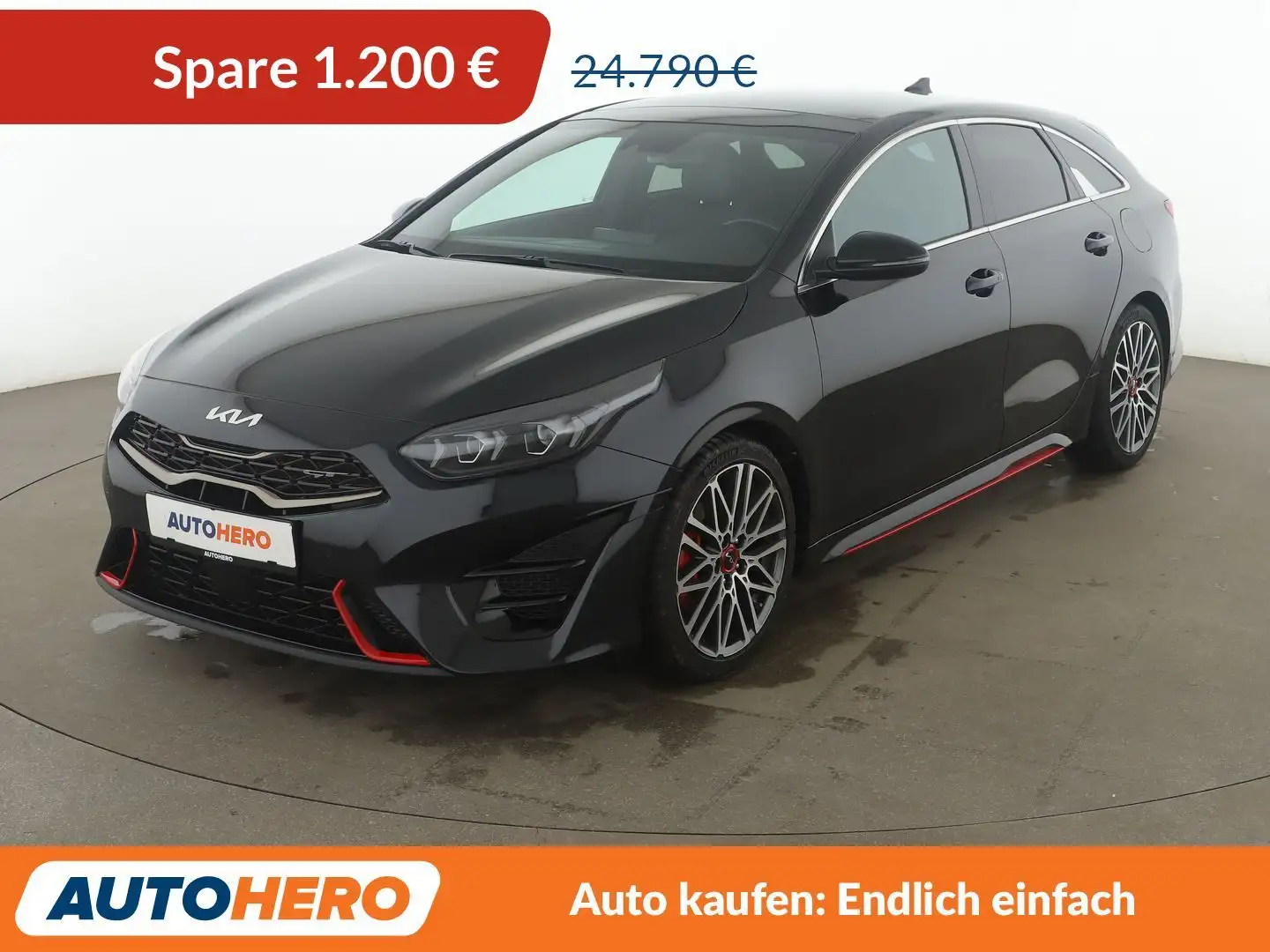 Kia ProCeed / pro_cee'd 1.6 TGDI GT Aut.*NAVI*CAM*PDC*SHZ*ACC*PANO*KLIMA* Noir - 1