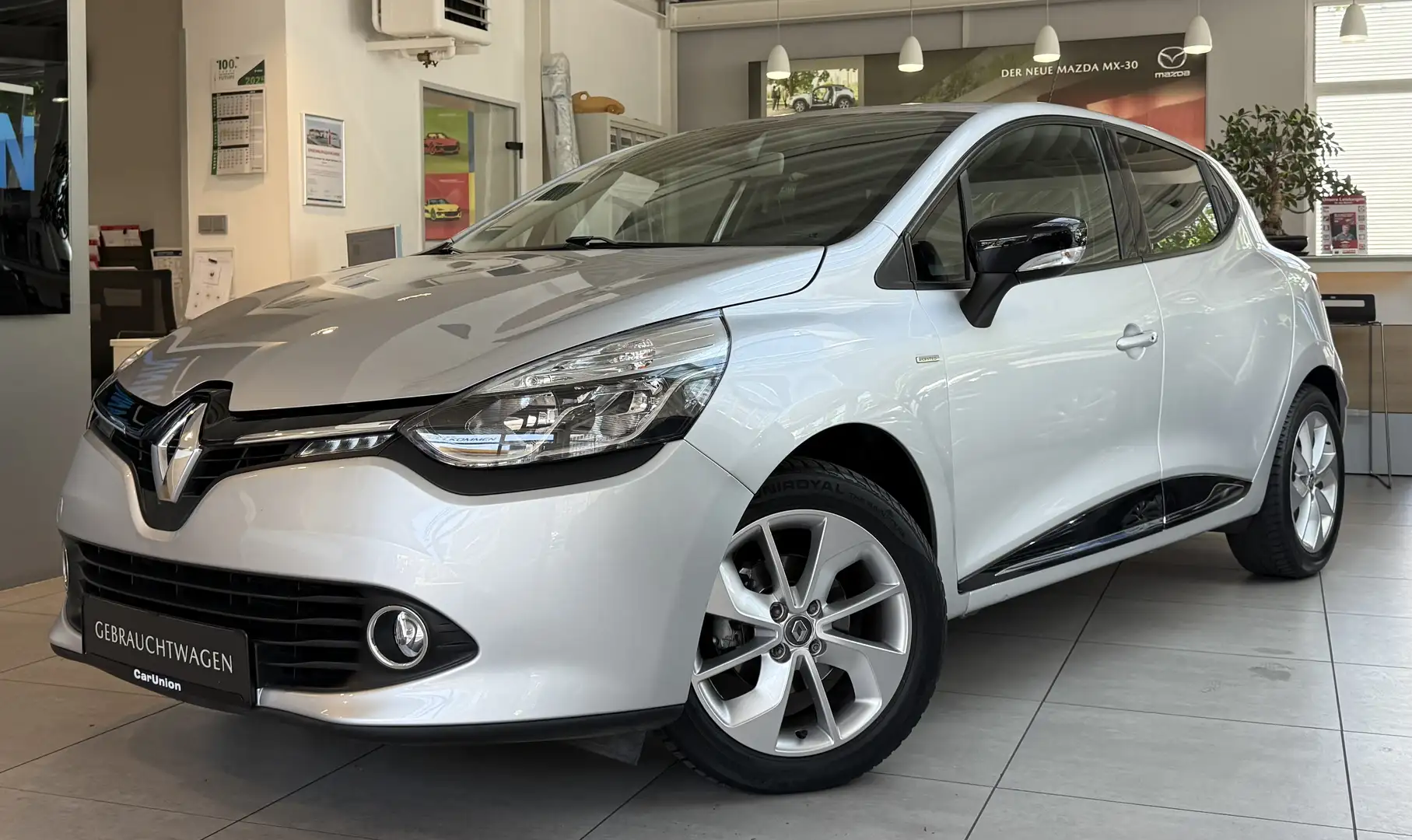 Renault Clio Limited Navi Einparkhilfe Klimaautomatik Allwetter Silber - 1