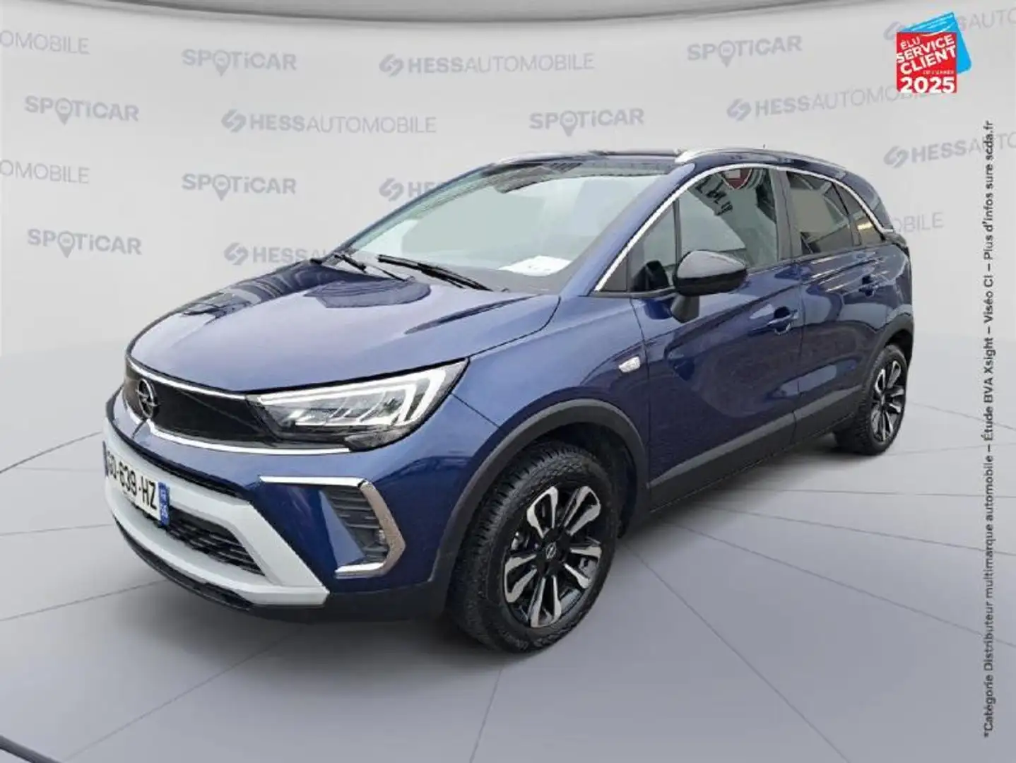 Opel Crossland 1.2 Turbo 110ch Elegance Radar AR Attelage Blau - 1