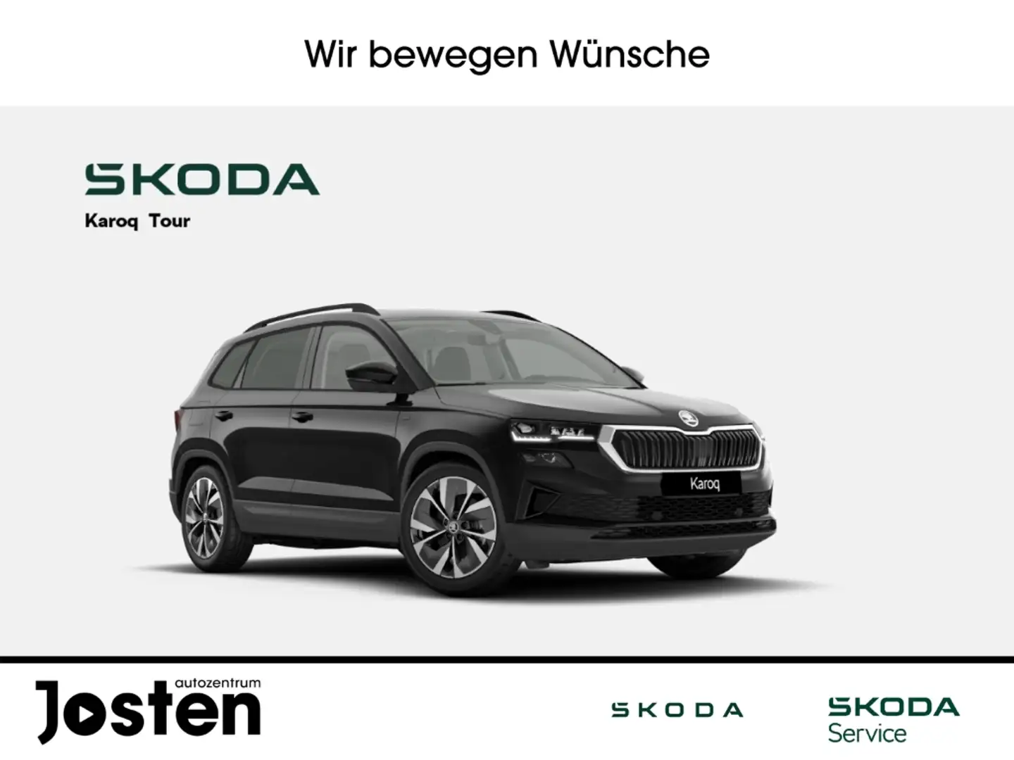 Skoda Karoq Tour 1.5TSI Fahrass+ Pano AHK Komfort Infotain Schwarz - 1