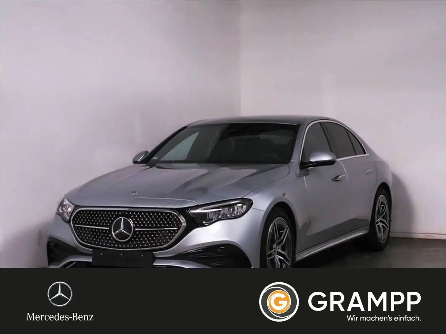 Mercedes-Benz E 200 AMG Advanced/AHK/Distronic/Kamera Silber - 1
