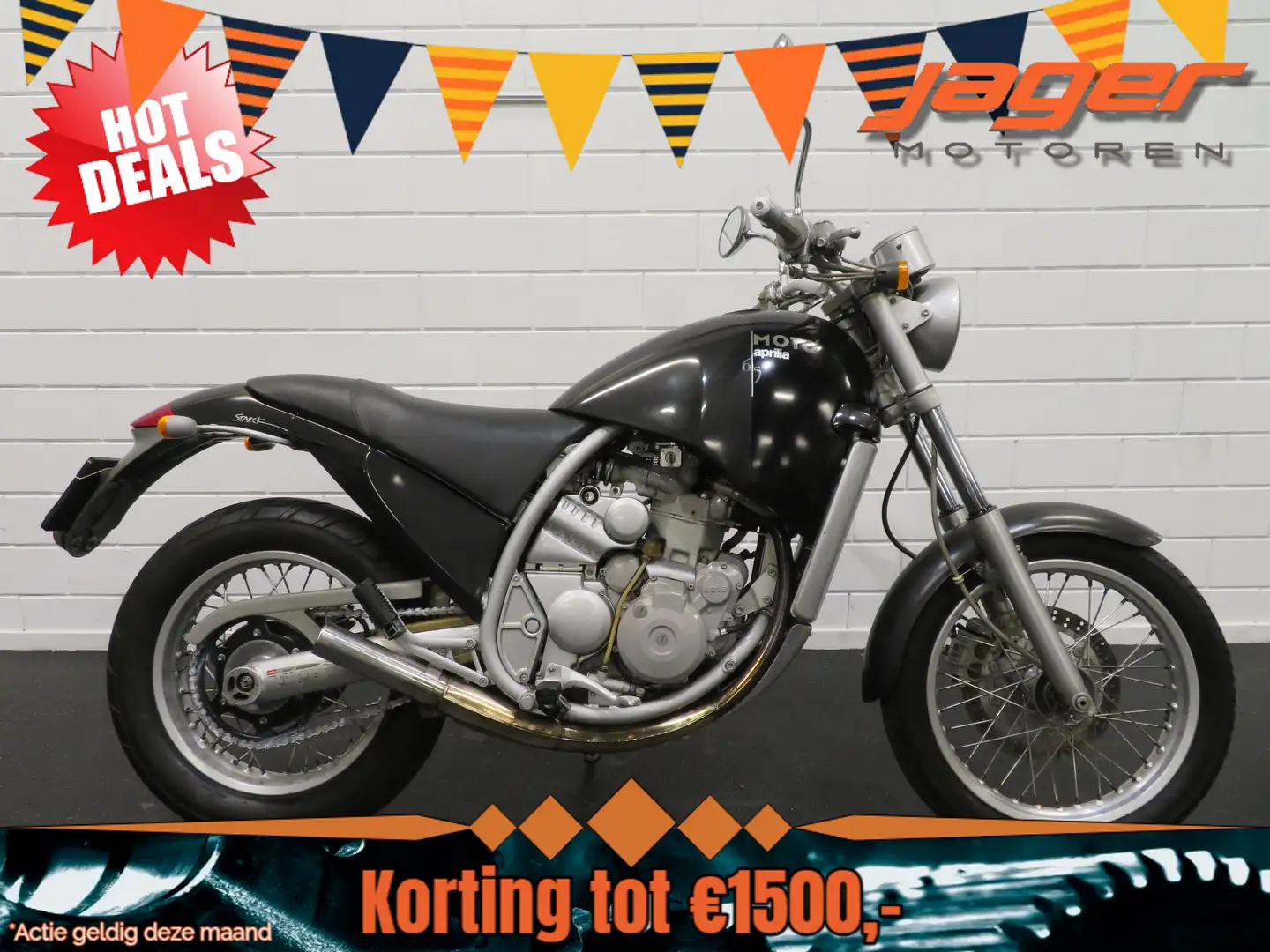 Aprilia Moto 6.5 STARCK ZELDZAAM Zilver - 1