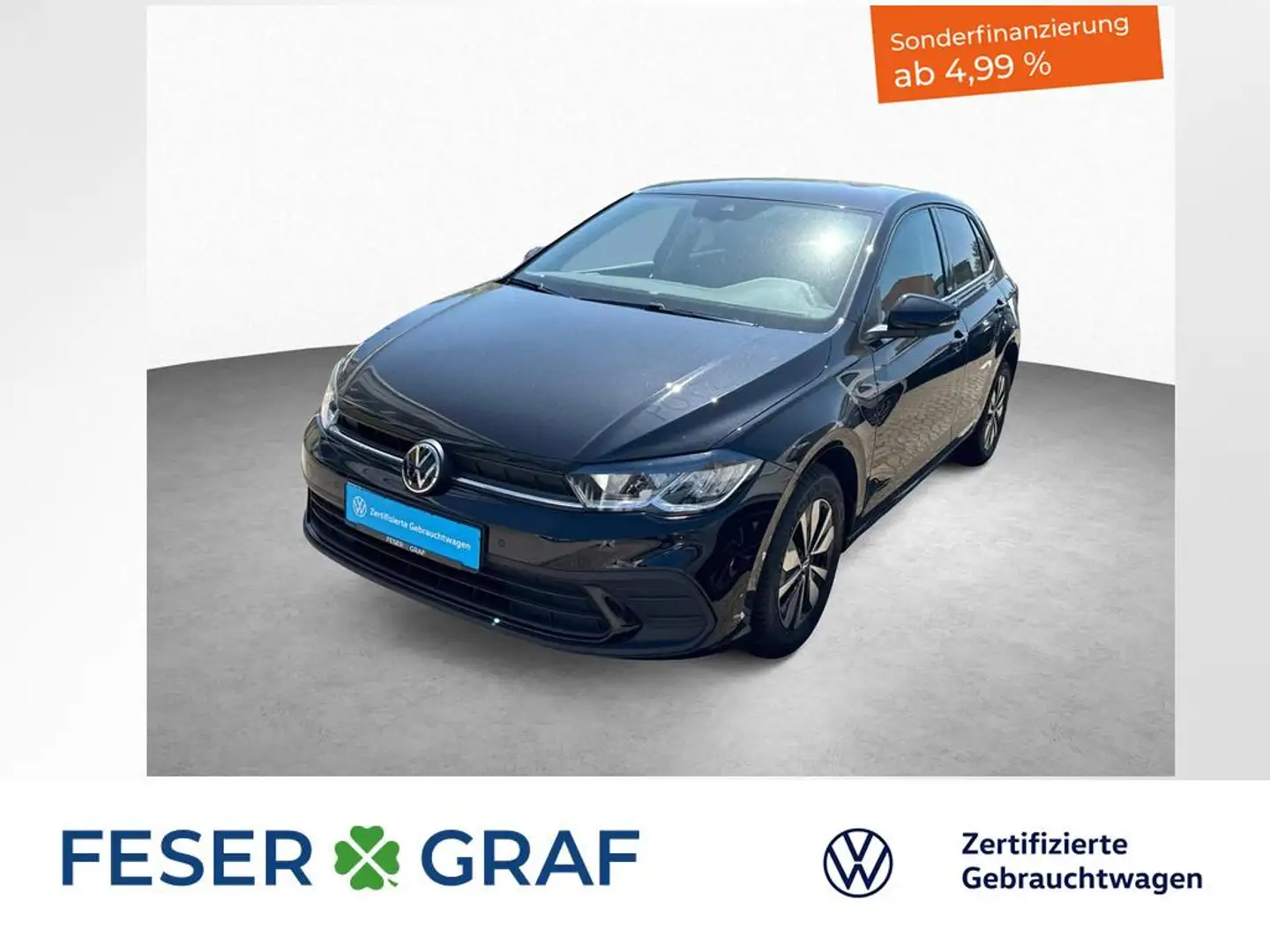 Volkswagen Polo MOVE 1.0 TSI 7-DSG NAVI KAMERA GJR Schwarz - 1