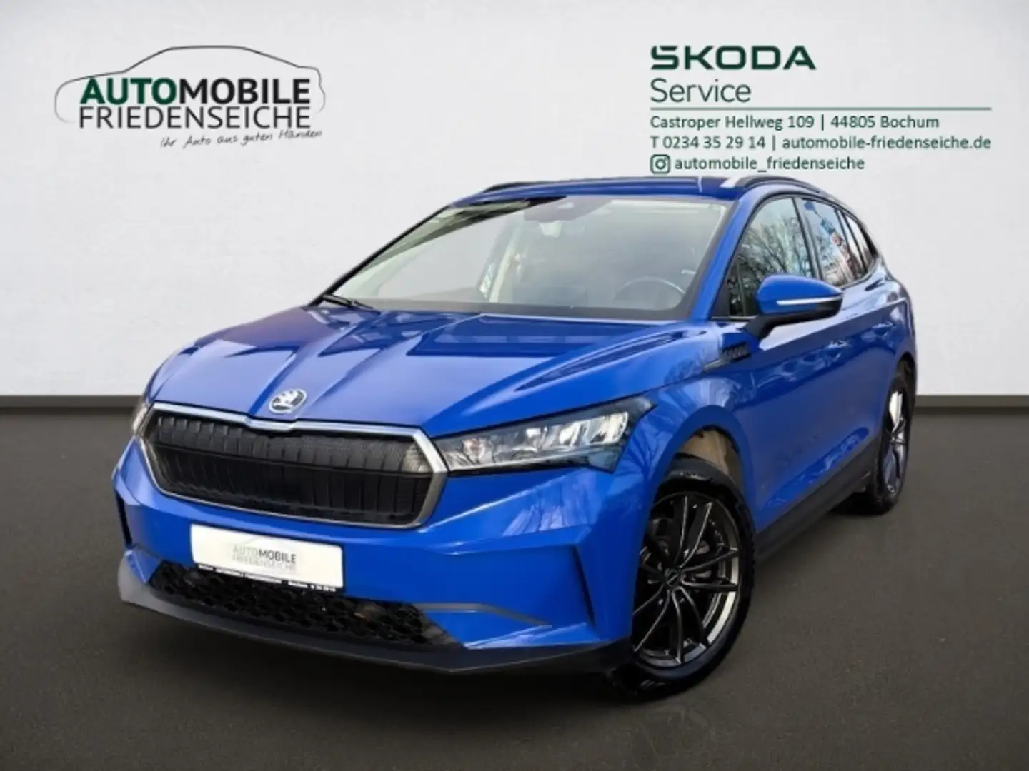 Skoda Enyaq 60 Suite 132 KW 62 kWh Navi AHK WKR Azul - 1