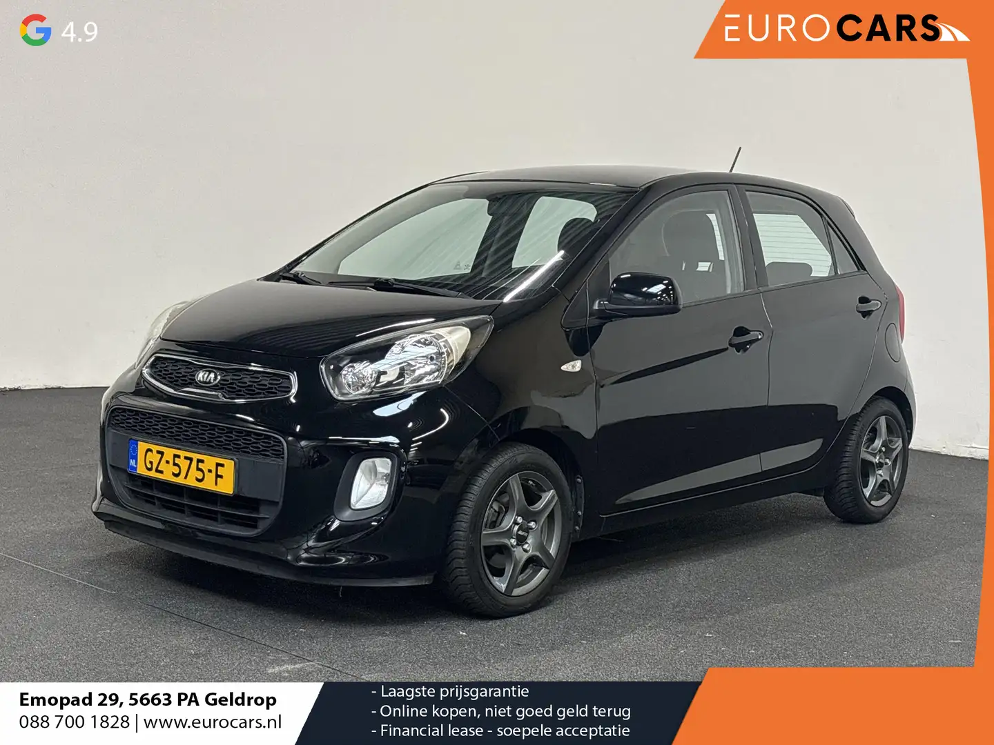 Kia Picanto 1.0 CVVT ComfortLine Airco Elektrische ramen licht Noir - 1