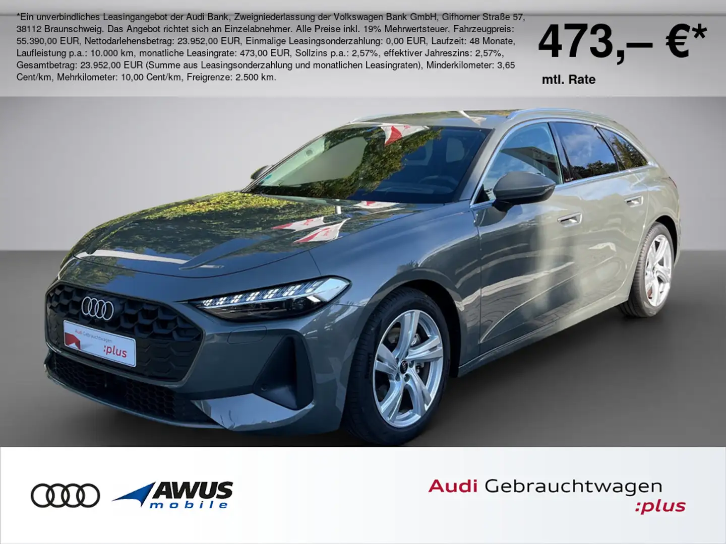 Audi A5 Avant TFSI 150 kW S tronic, Bang&Olufsen,AHK Grau - 1