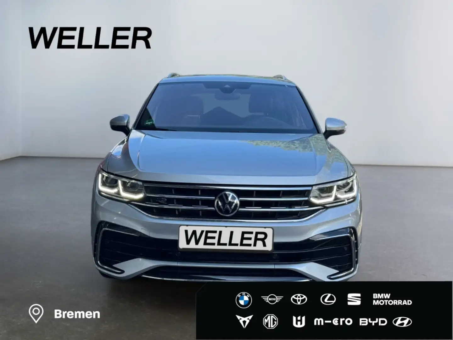 Volkswagen Tiguan 2.0 TSI 4M DSG R-Line *Matrix*20''*HUD*360* Zilver - 2