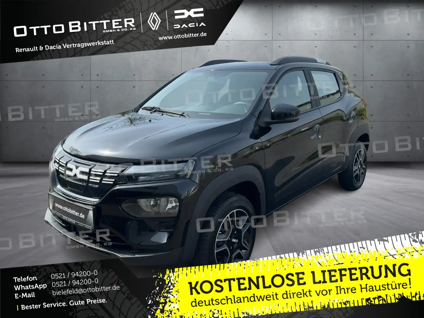 Dacia Spring Essential (26,8kWh) KAMERA/NAVI Schwarz - 1