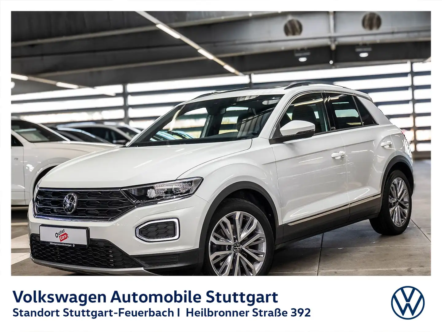 Volkswagen T-Roc 2.0 TDI Active DSG Navi AHK Weiß - 1