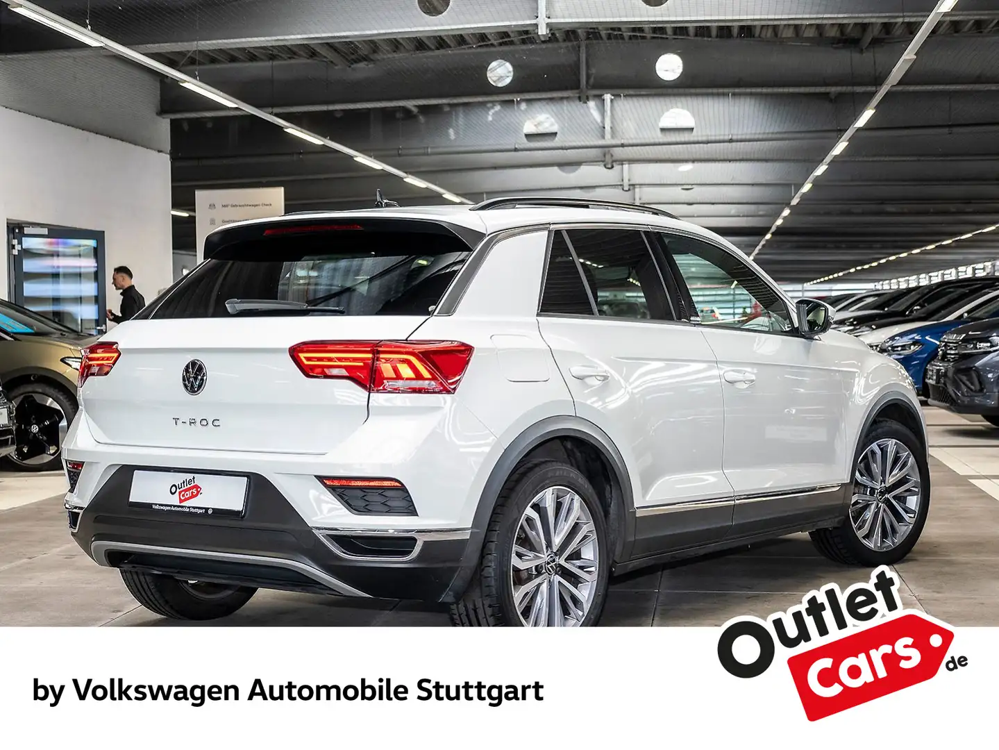 Volkswagen T-Roc 2.0 TDI Active DSG Navi AHK Weiß - 2