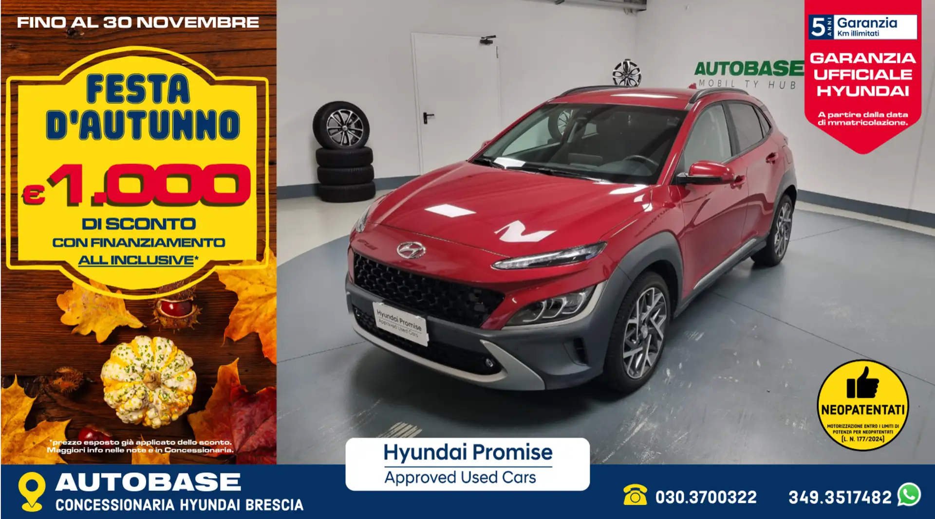 Hyundai KONA 1.6 gdi hev Xline 2wd 141cv dct Bronzo - 1
