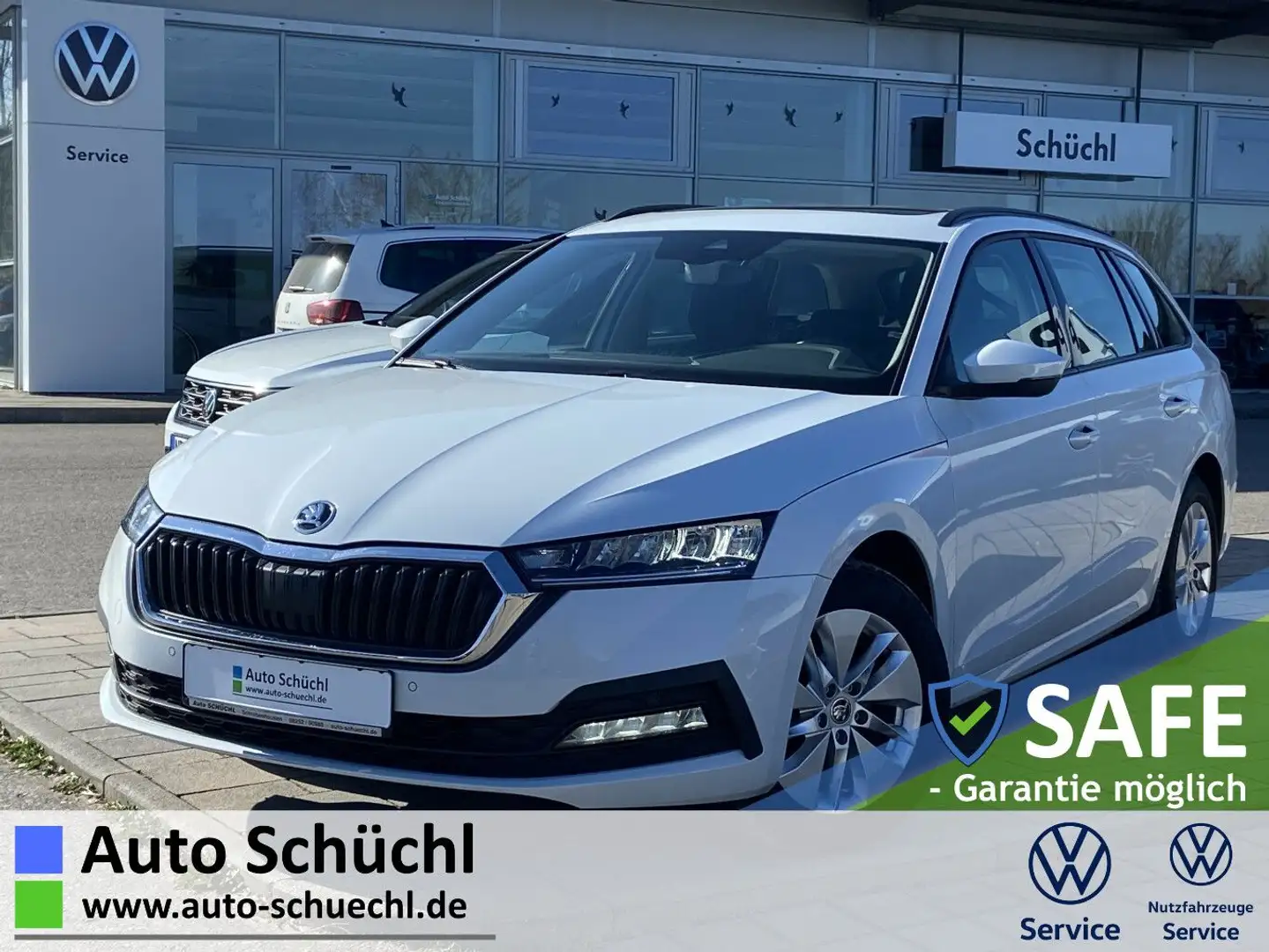 Skoda Octavia Combi 2.0 TDI DSG AHK+KOMFORTSITZE+NAVI- Weiß - 1