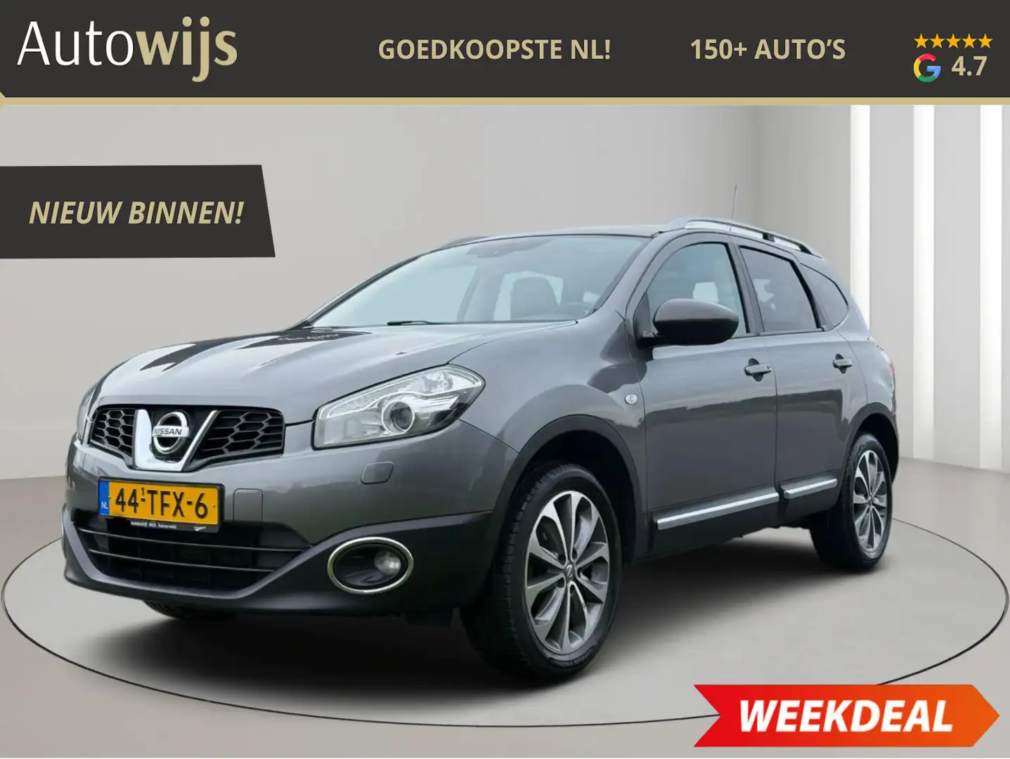 Nissan Qashqai+2 2.0 Tekna|7-PERSOONS|PANO|TREKHAAK|LEDER|BOSE|CLIM Gri - 1