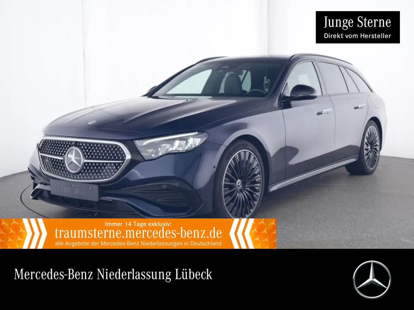 Mercedes-Benz E 300 e T AMG Burmester Distr. LED Night Kamera 9G Blau - 1