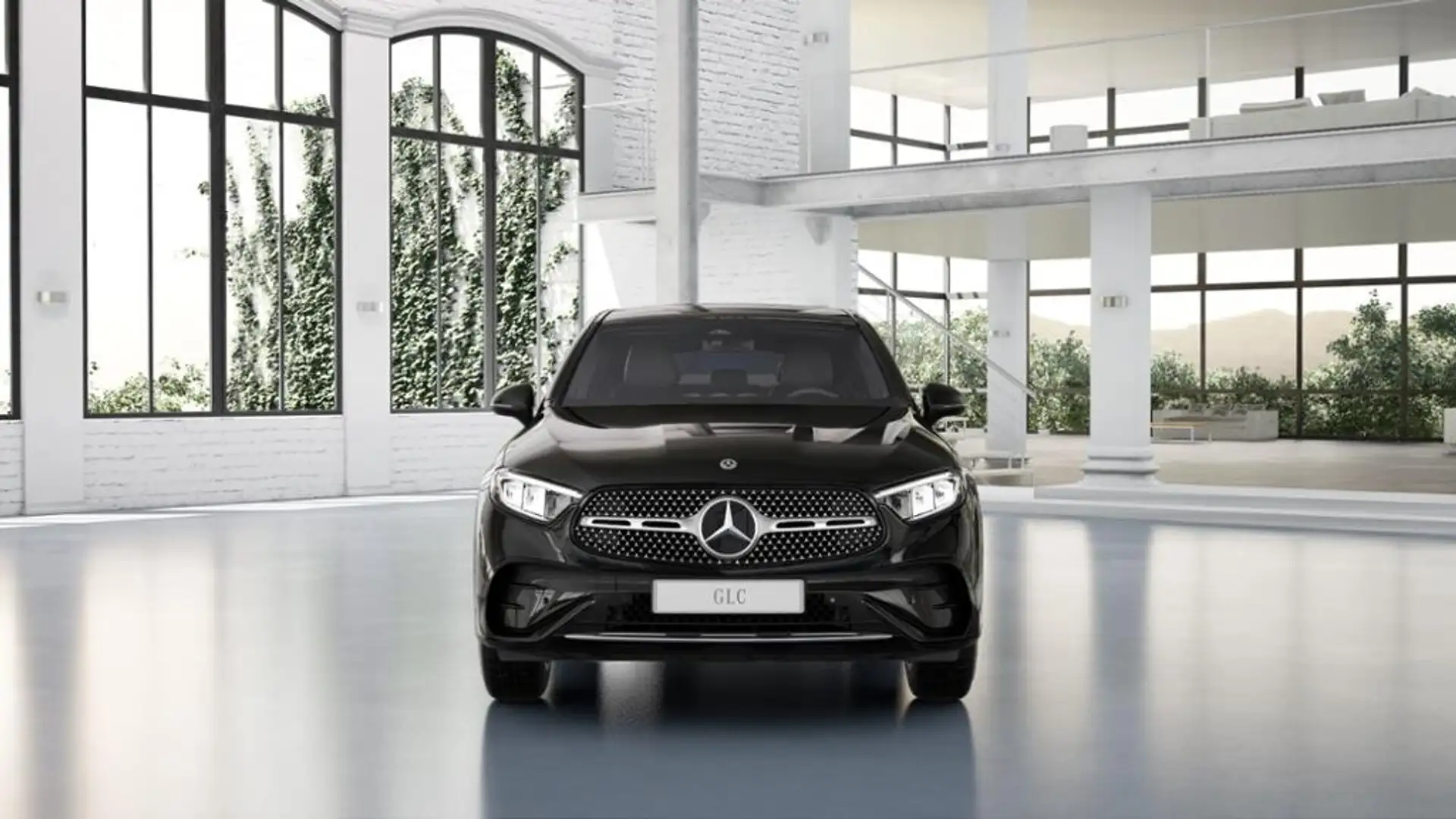 Mercedes-Benz GLC 300 d 4M Coupé AMG Pl. AHK Distr. 19 Zoll Nero - 1