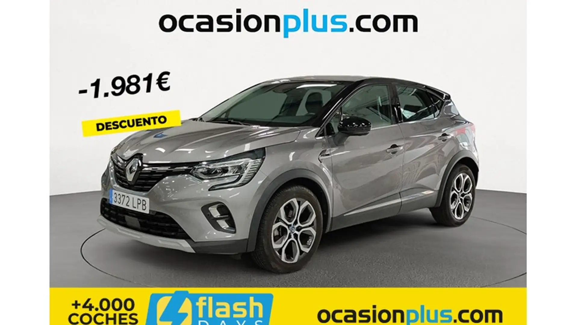 Renault Captur E-TECH Híbrido Enchufable Zen 117kW Gris - 1